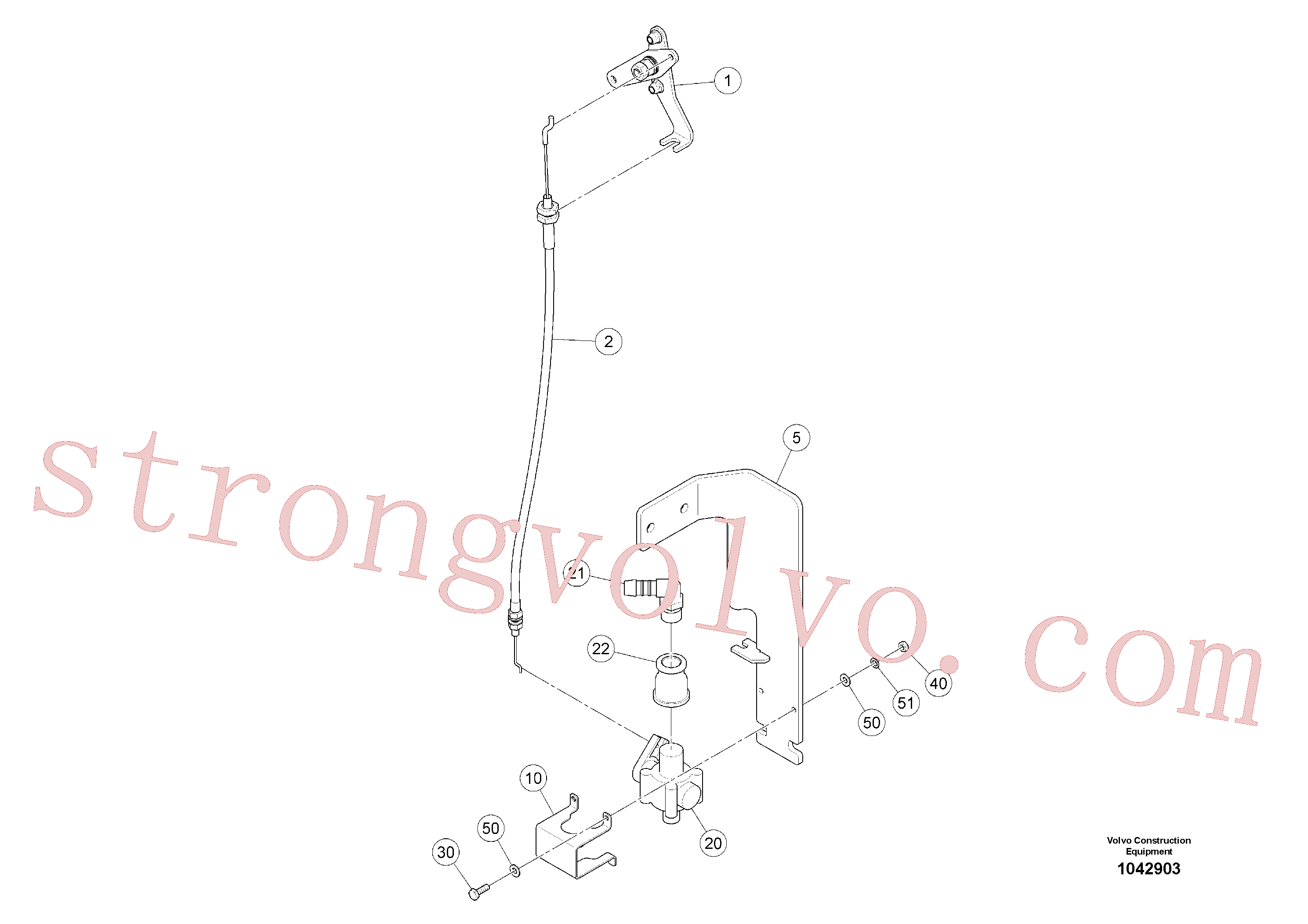 RM96712765 Volvo Kit de cursores(1042903 Montagem)