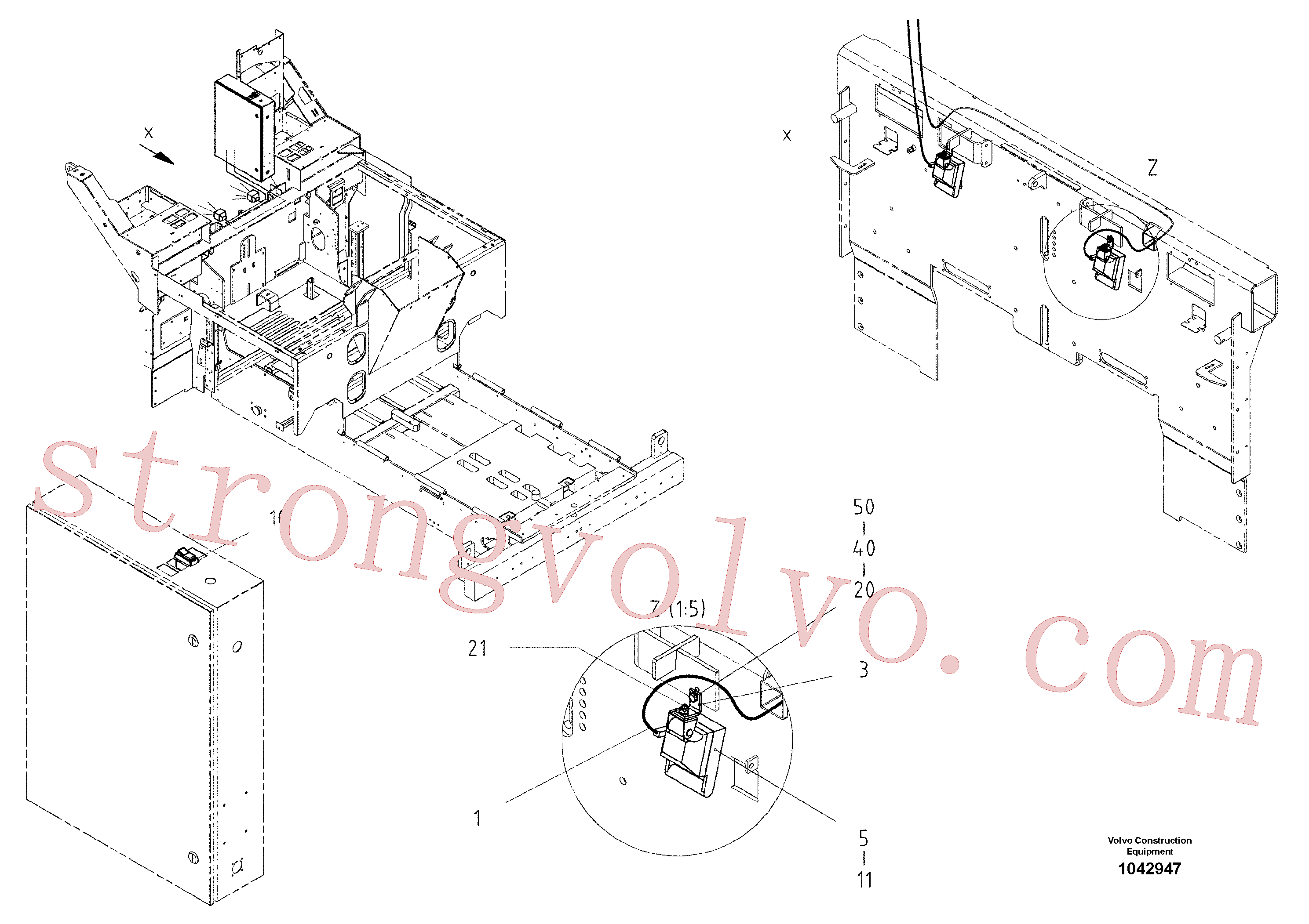 RM58854456 Volvo Parafuso sem-fim, iluminação(1042947 Montagem)