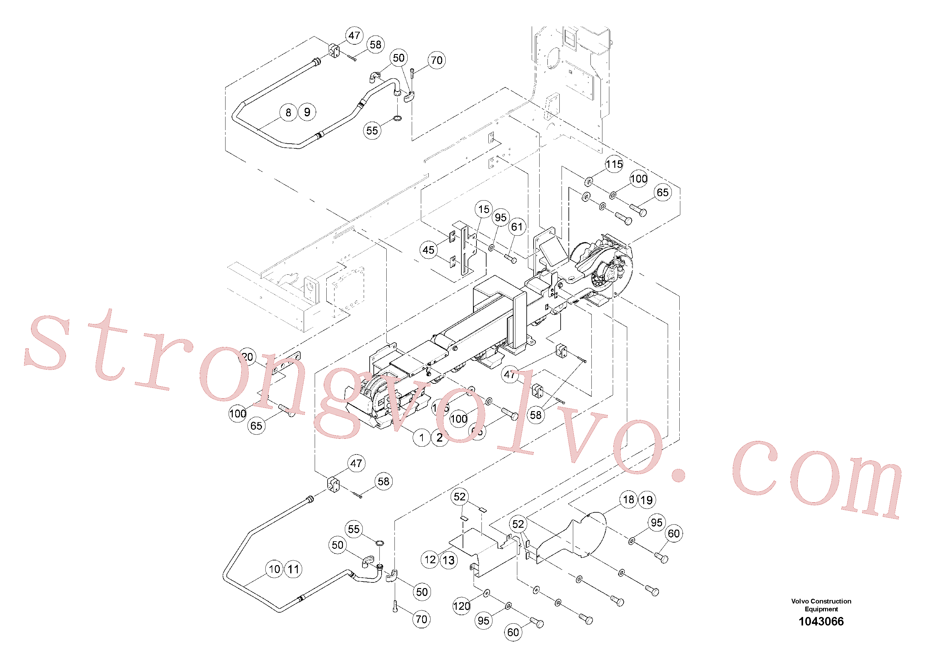 RM96722368 Volvo Coquilha(1043066 Montagem)
