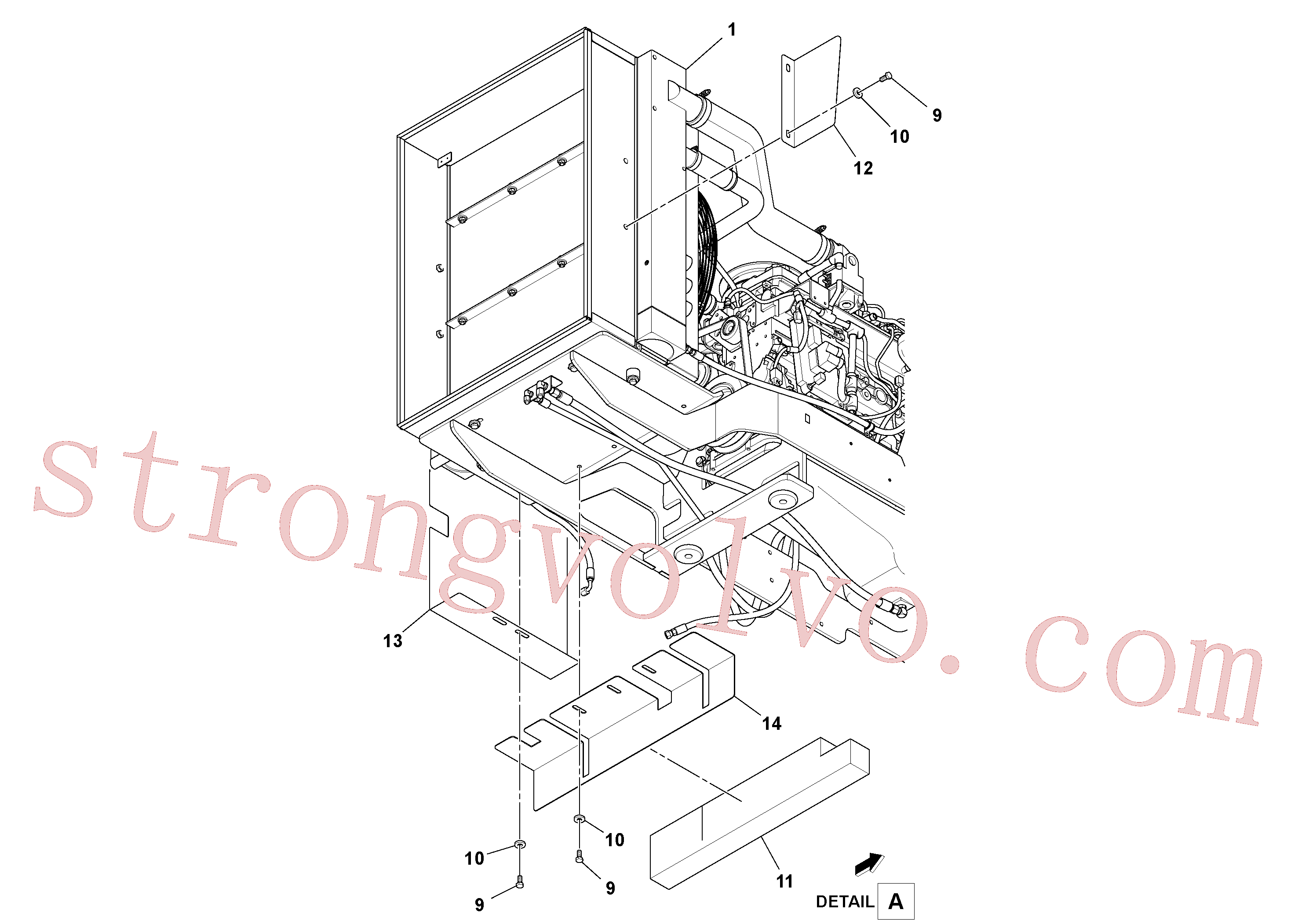RM96719513 Volvo Instalação do motor(1044038 Montagem)