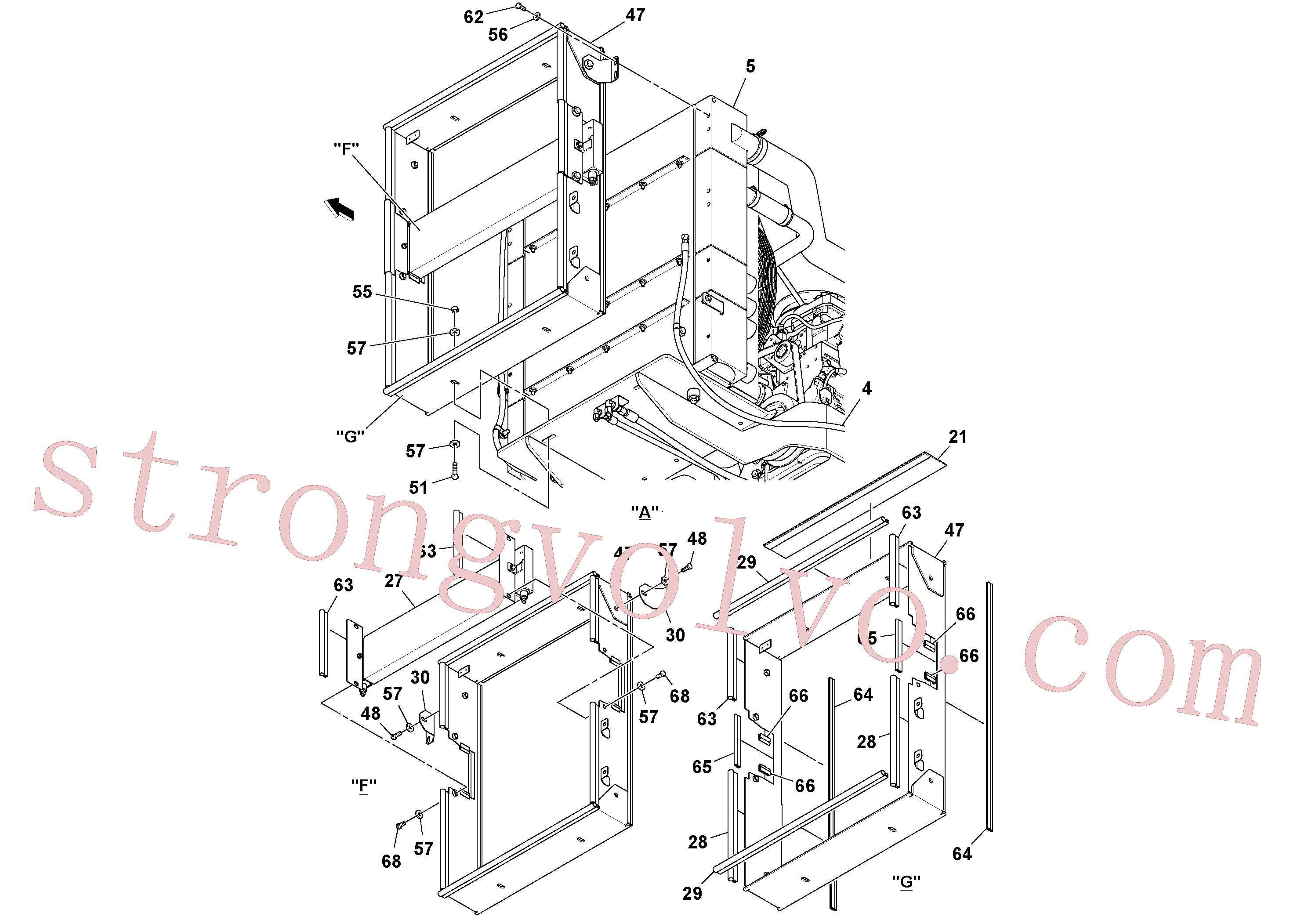 RM96719513 Volvo Conjunto de motor(1044050 Montagem)