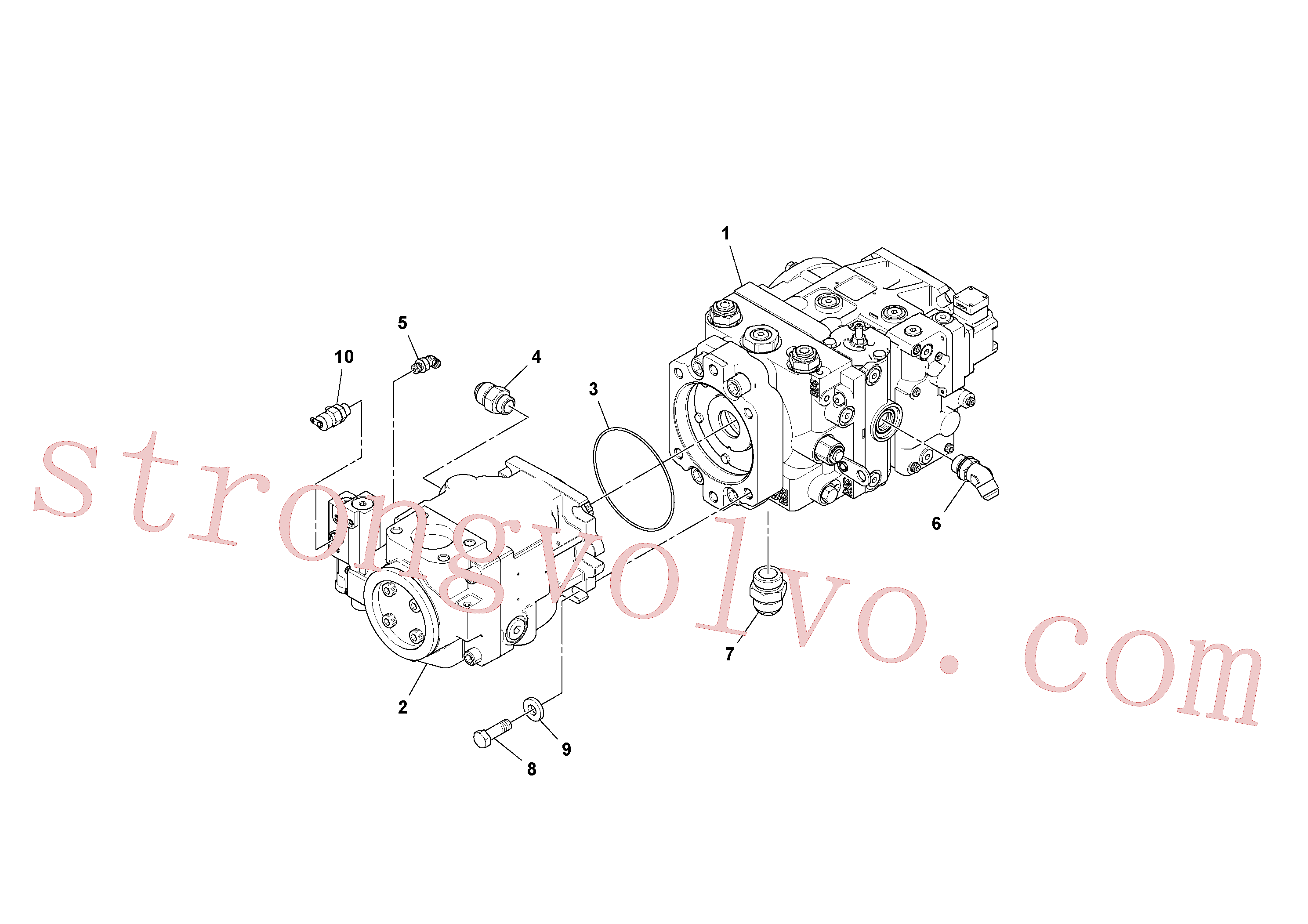 Volvo Montagem RM59491852 Adaptador Acessórios