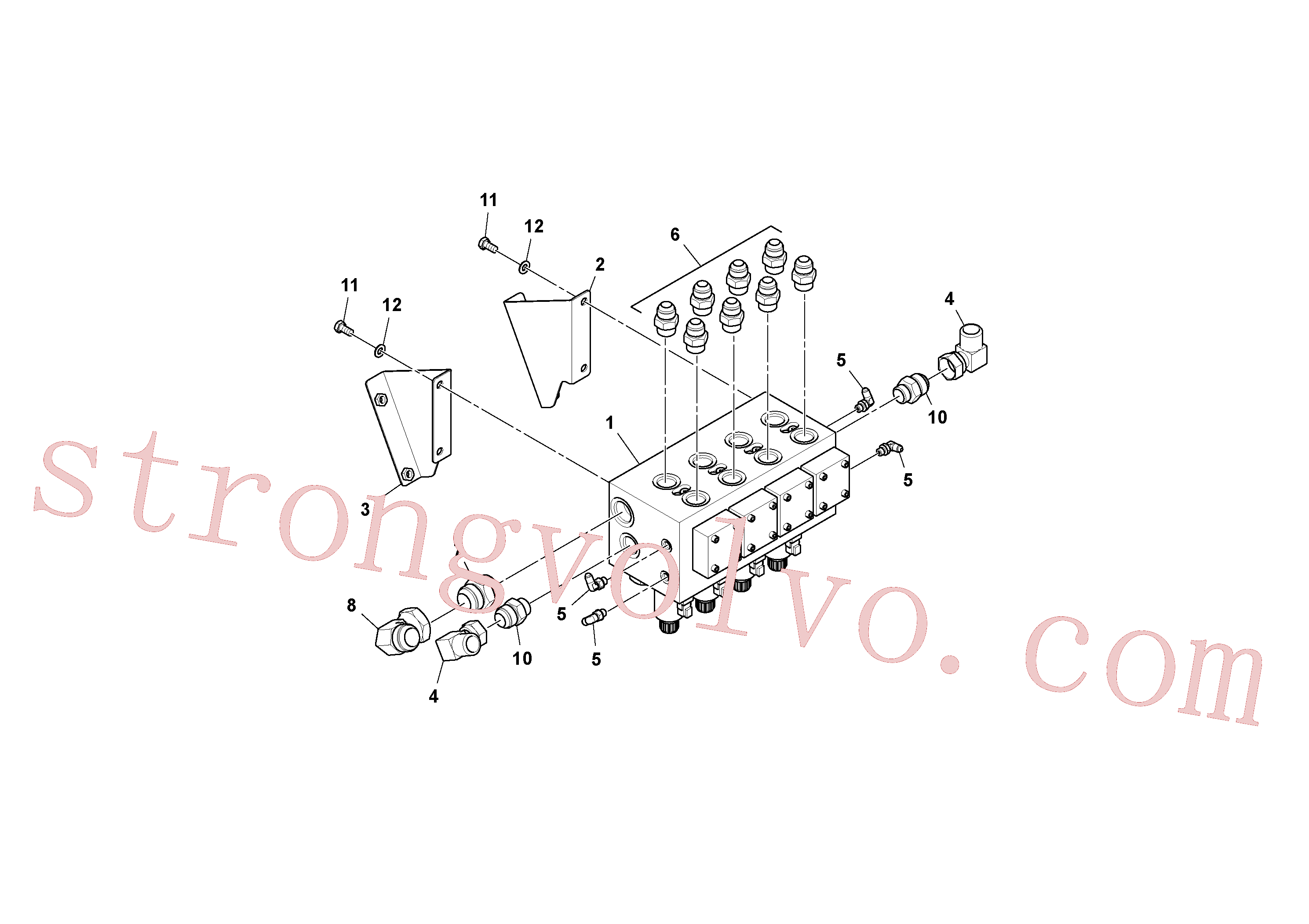 Volvo Montagem RM95356986 Adaptador Acessórios