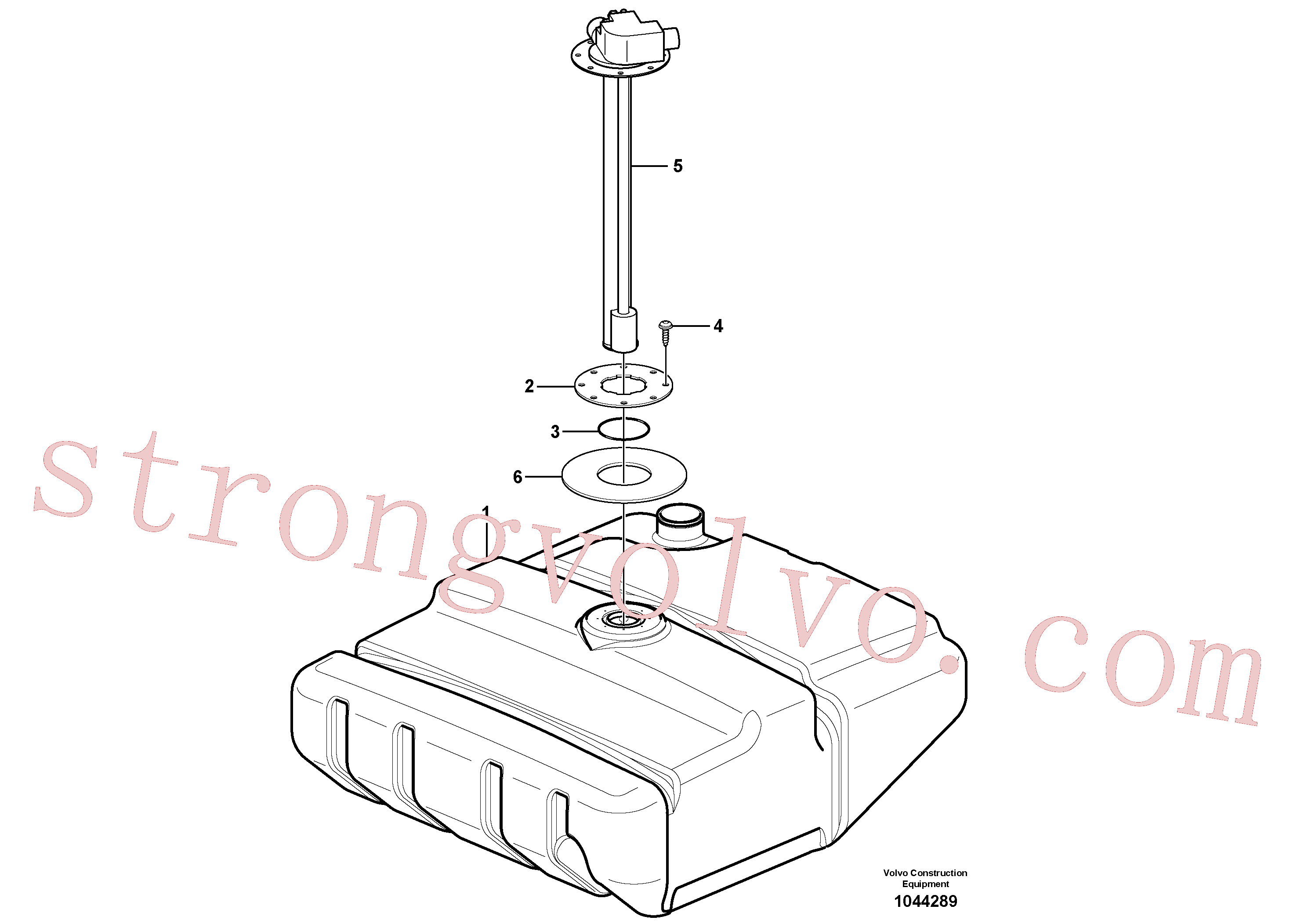 VOE925075 Anel-o Inscreva-se para Volvo Acessórios para escavadeira