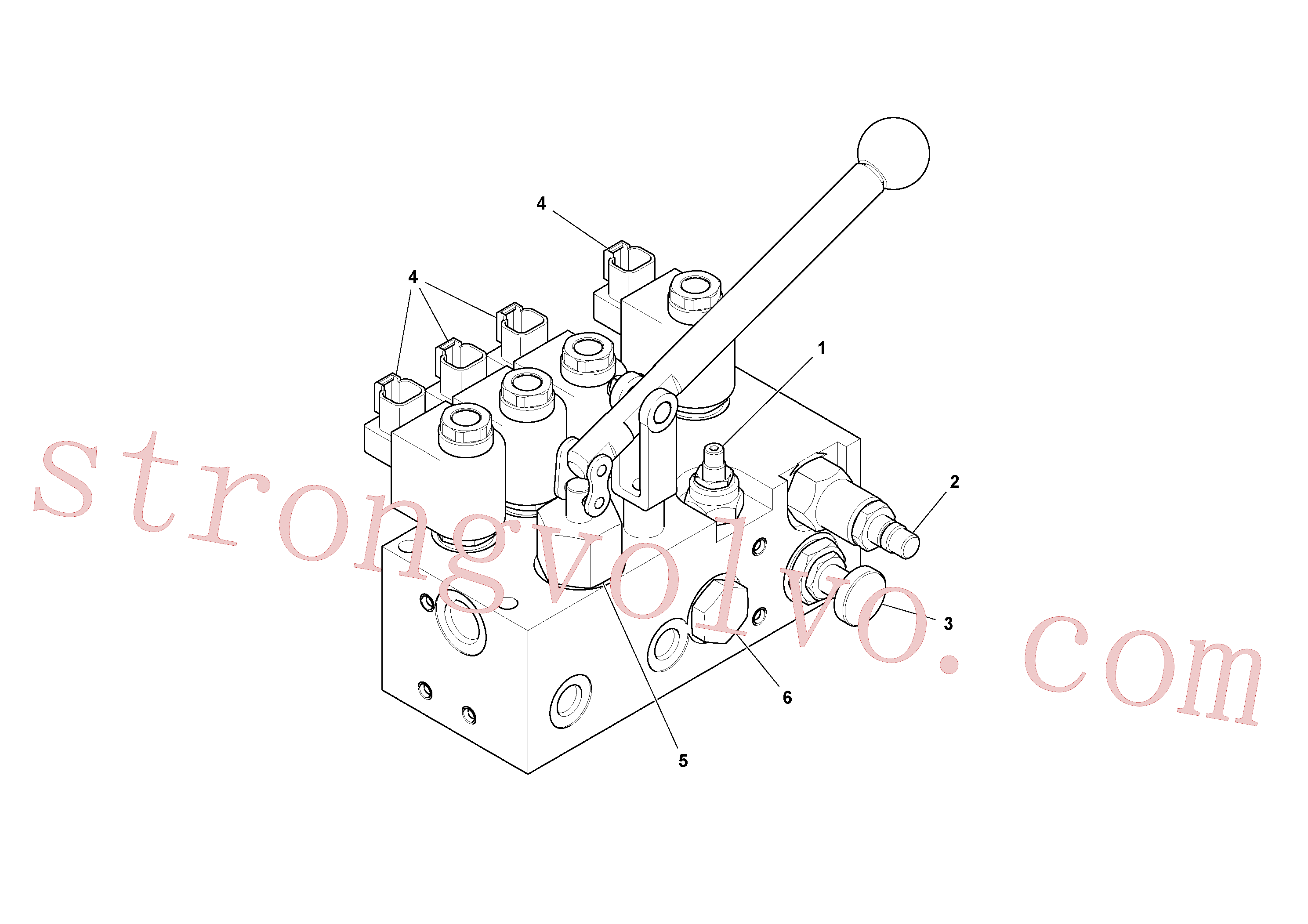 China Made VOE17218557 Jogo de vedação Volvo Acessórios para escavadeira