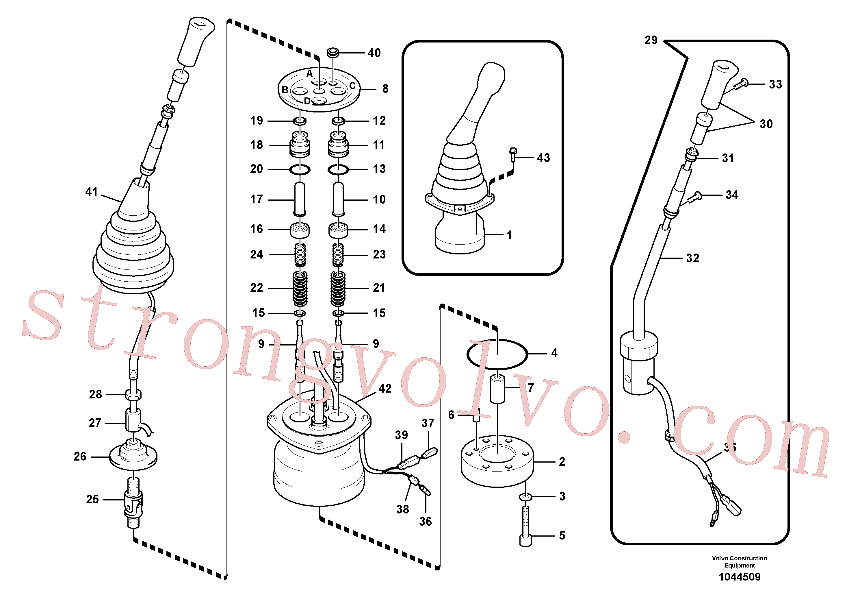 China Made SA8230-28800 Bujão Volvo Acessórios para escavadeira