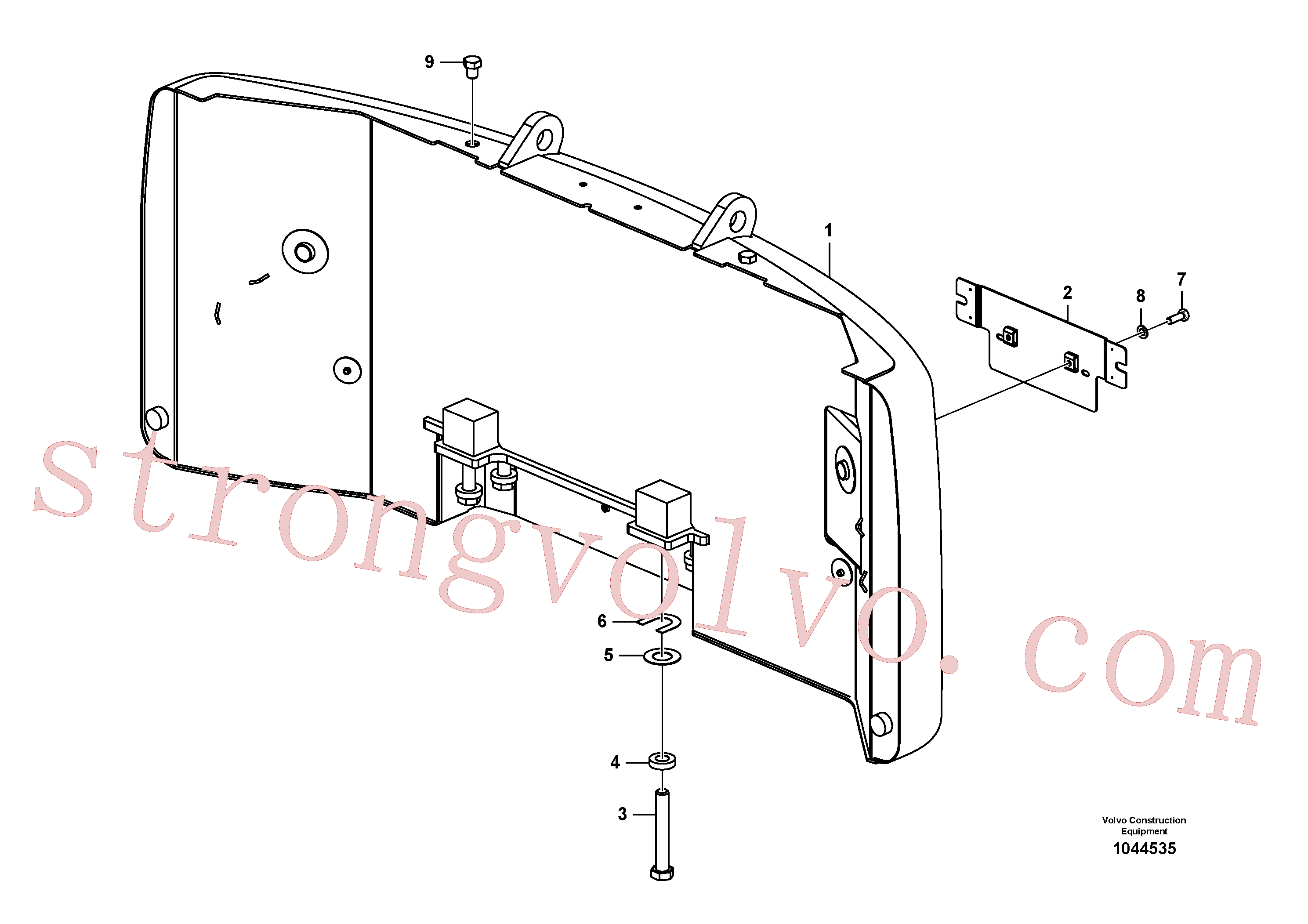 Atacado SA9011-12406 Parafuso sextavado Volvo escavadeira