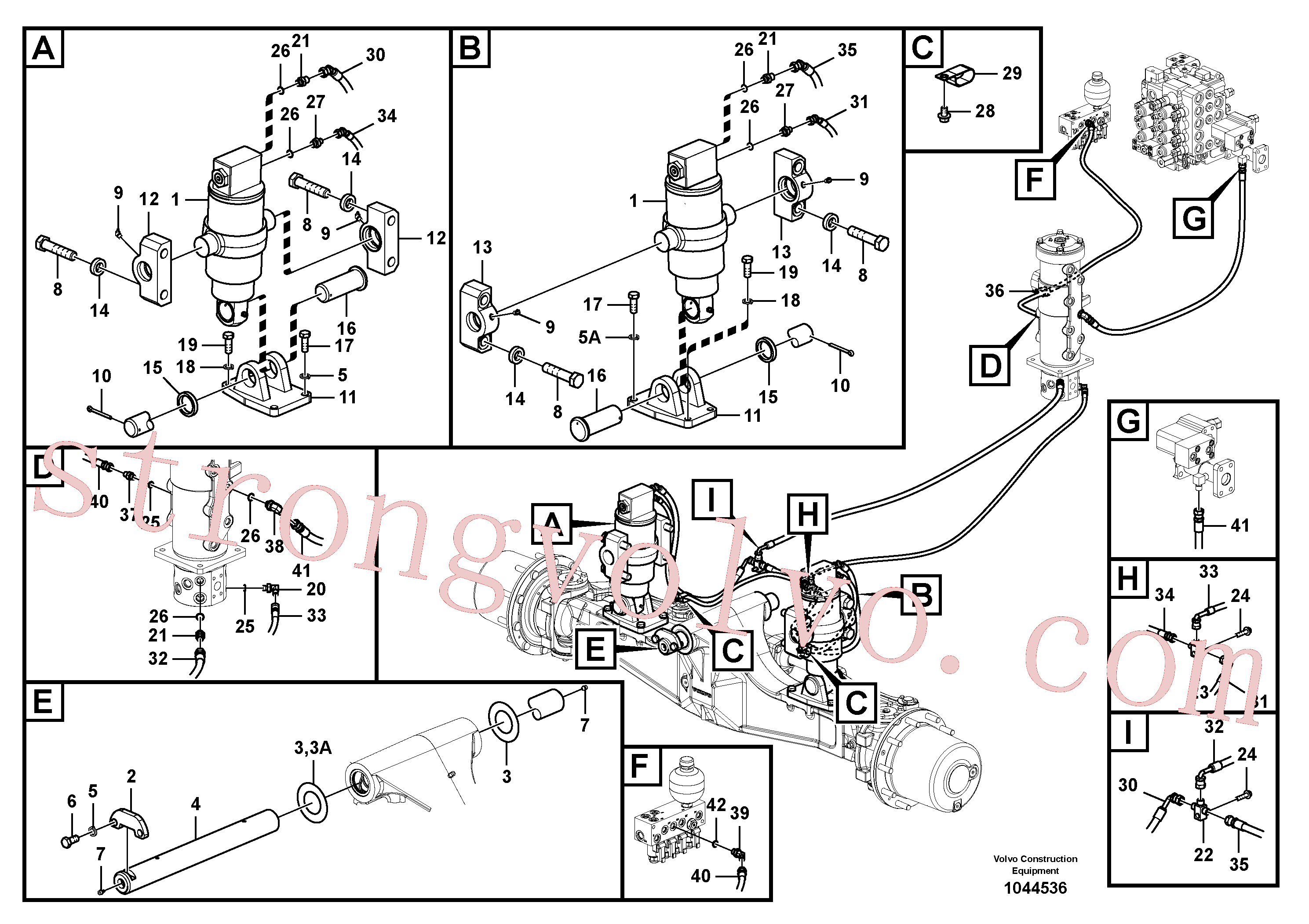 SA9451-02235 Volvo(1044536 Montagem)