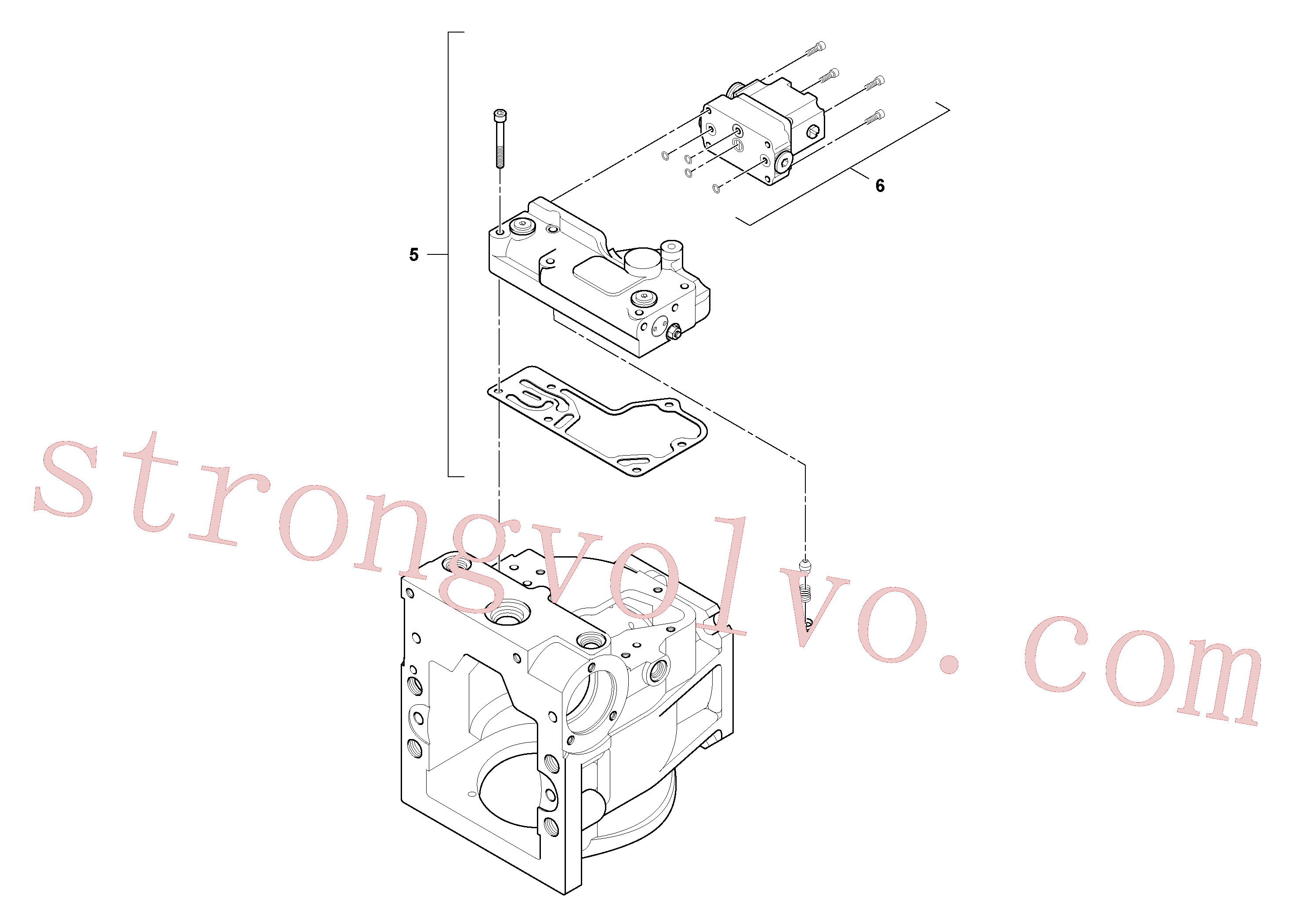 RM13481981 Volvo Bomba hidráulica(1044618 Montagem)