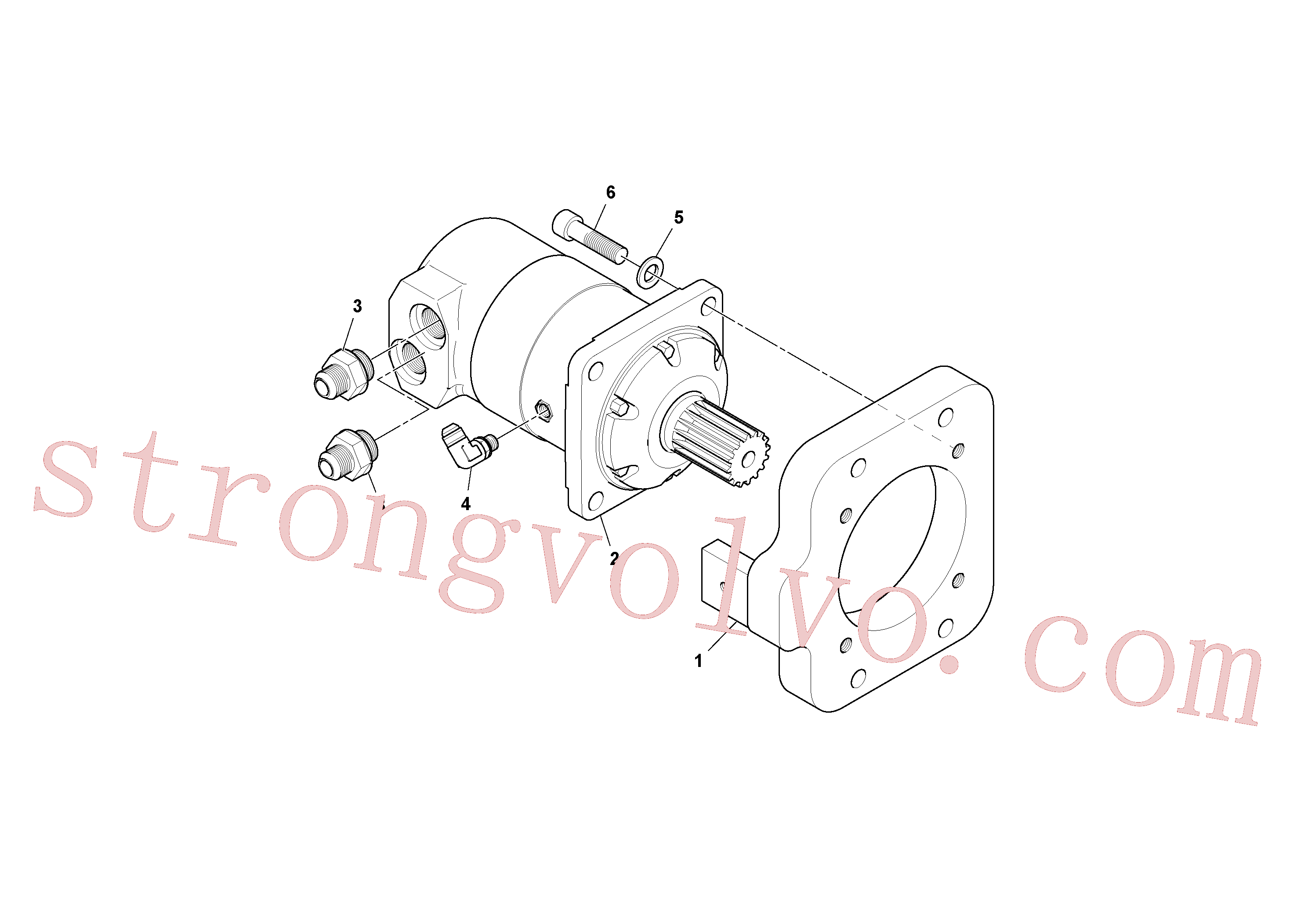 China Made RM58816299 Kit de juntas Volvo Acessórios para escavadeira