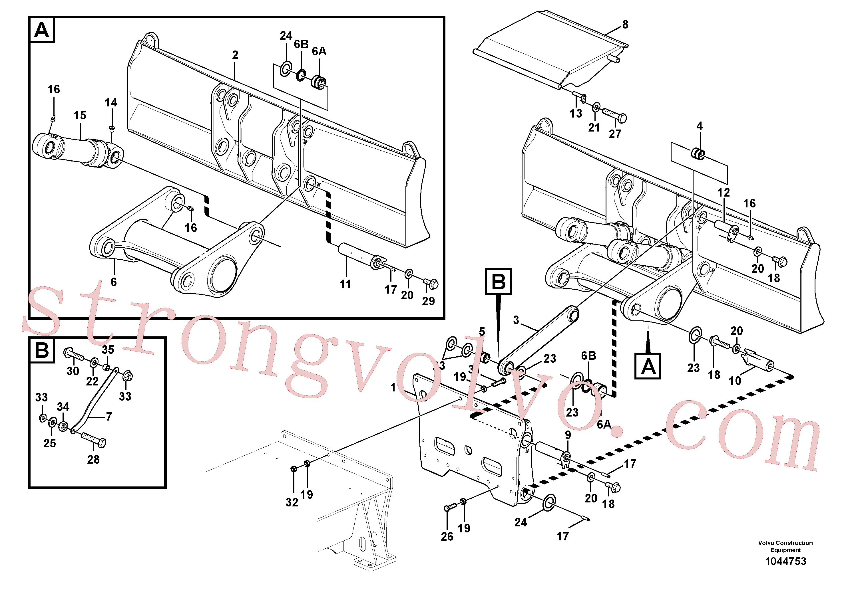 Volvo Montagem SA9011-22013 Bolt Acessórios