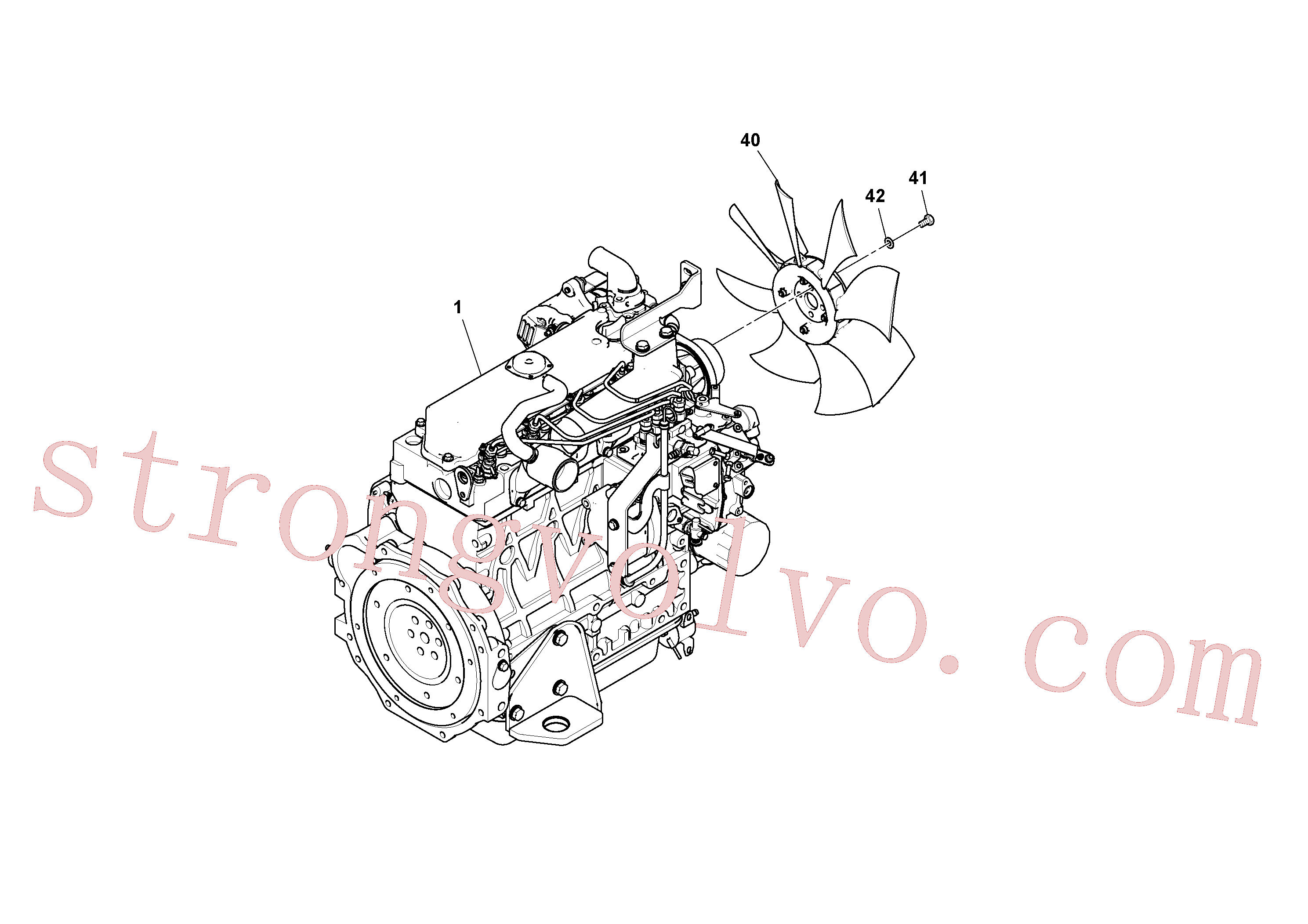 Atacado RM96705546 Parafuso sextavado Volvo escavadeira