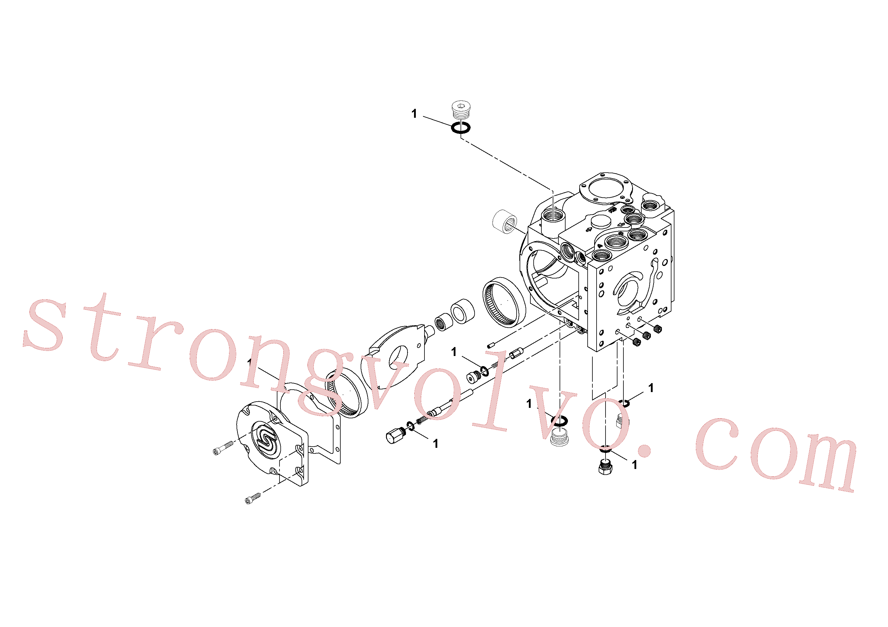 RM59051755 Volvo Bomba de propulsão(1044812 Montagem)