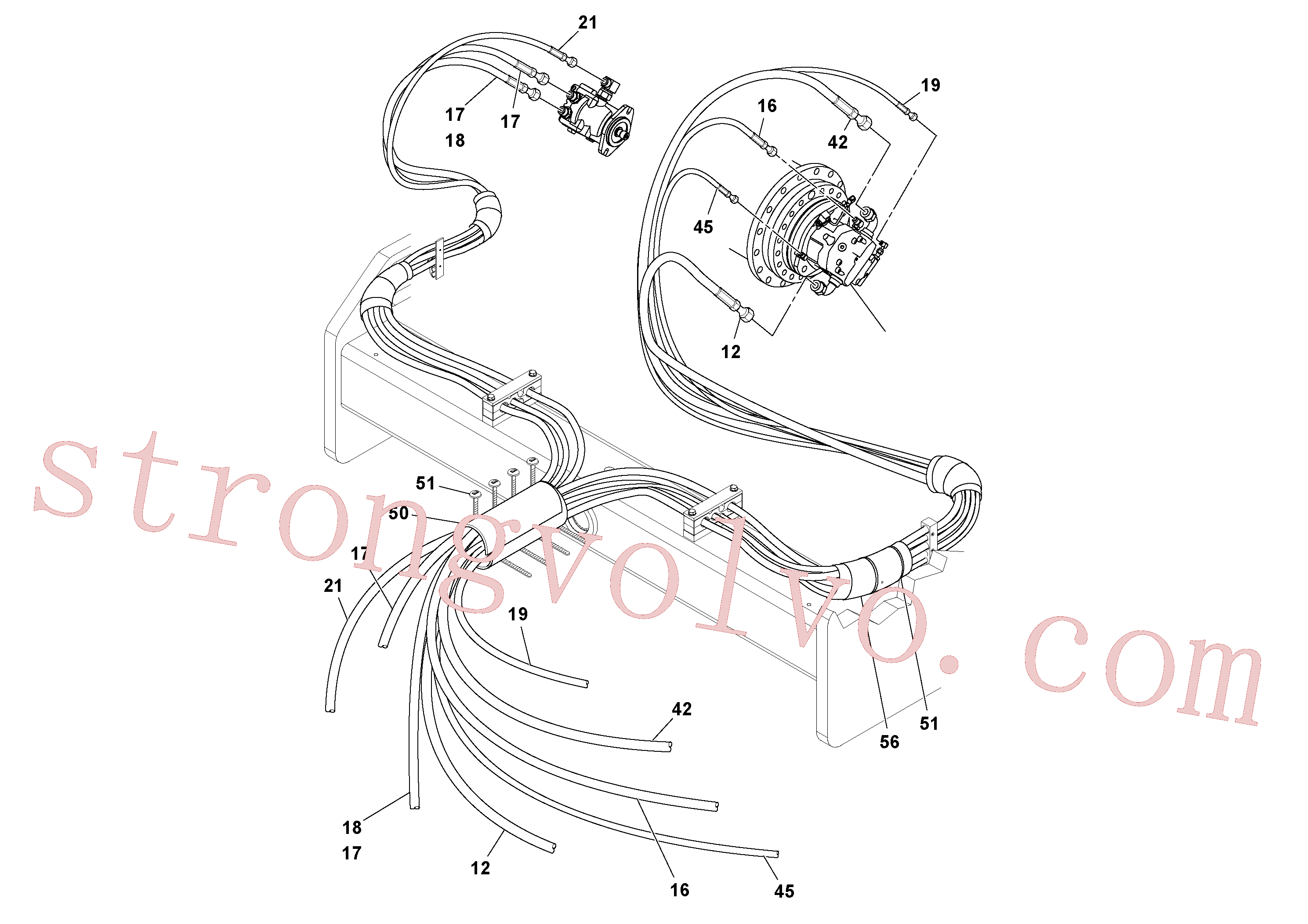 RM13319355 Volvo Instalação de mangueiras(1045244 Montagem)