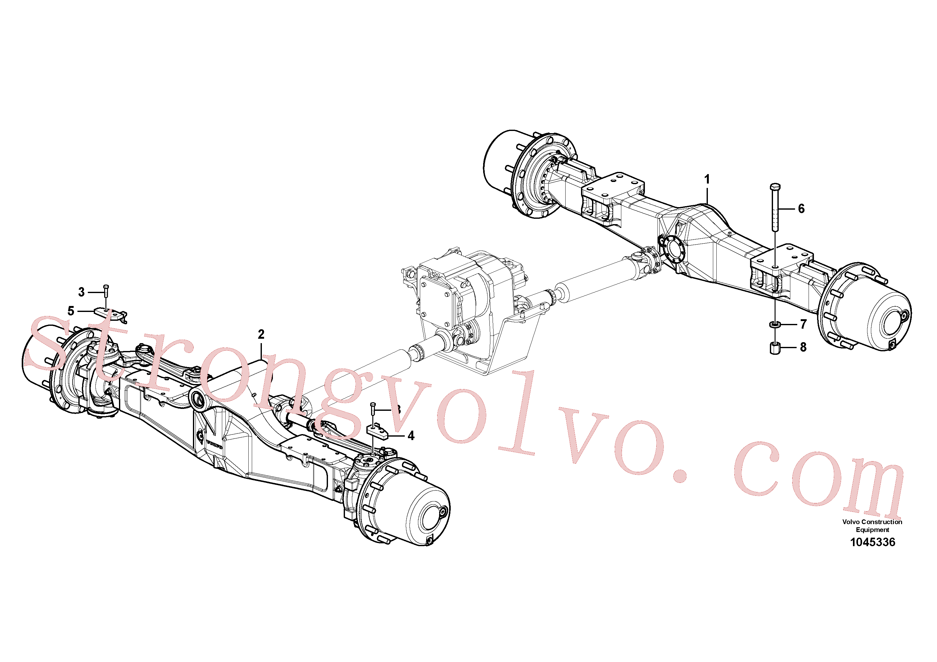 Volvo VOE993009 Parafuso sextavado Volvo Acessórios para escavadeira