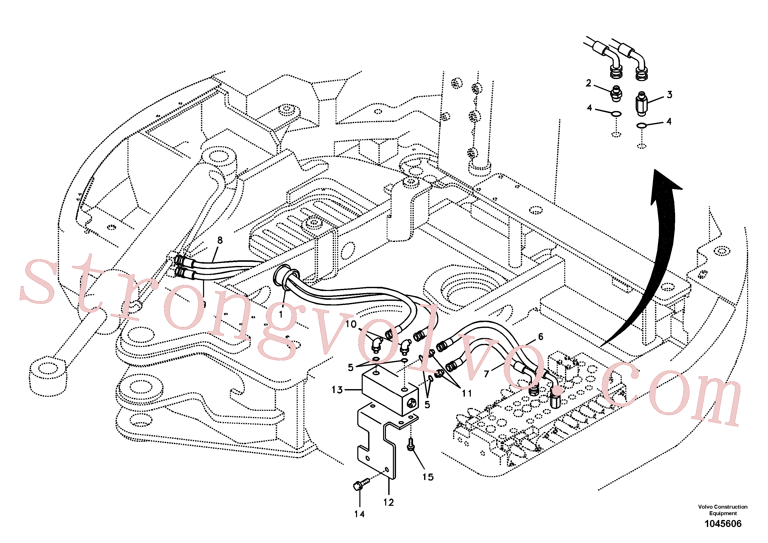 VOE14559302 Válvula Inscreva-se para Volvo Acessórios para escavadeira