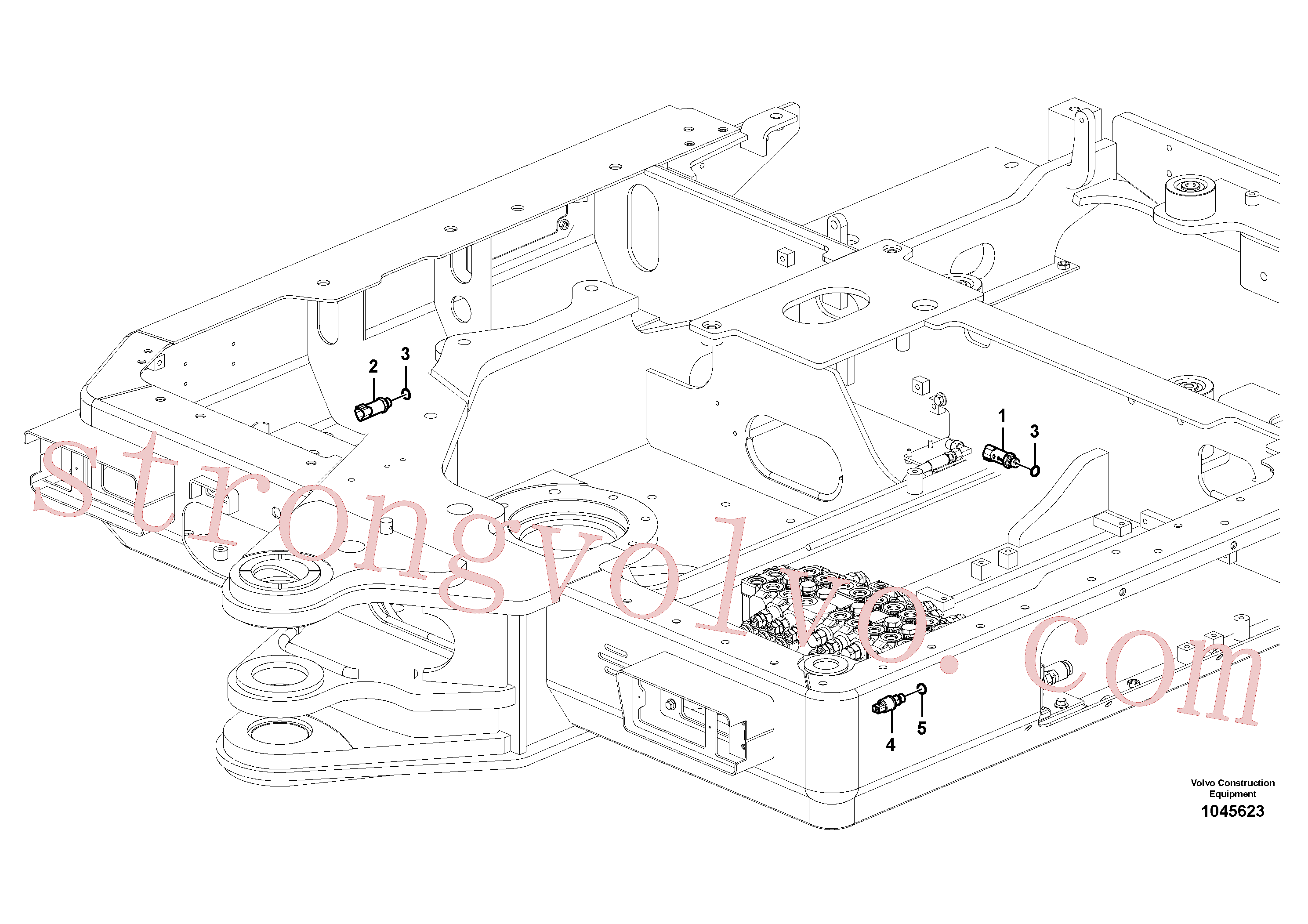 VOE14529294 Volvo Unidade electrónica.(1045623 Montagem)