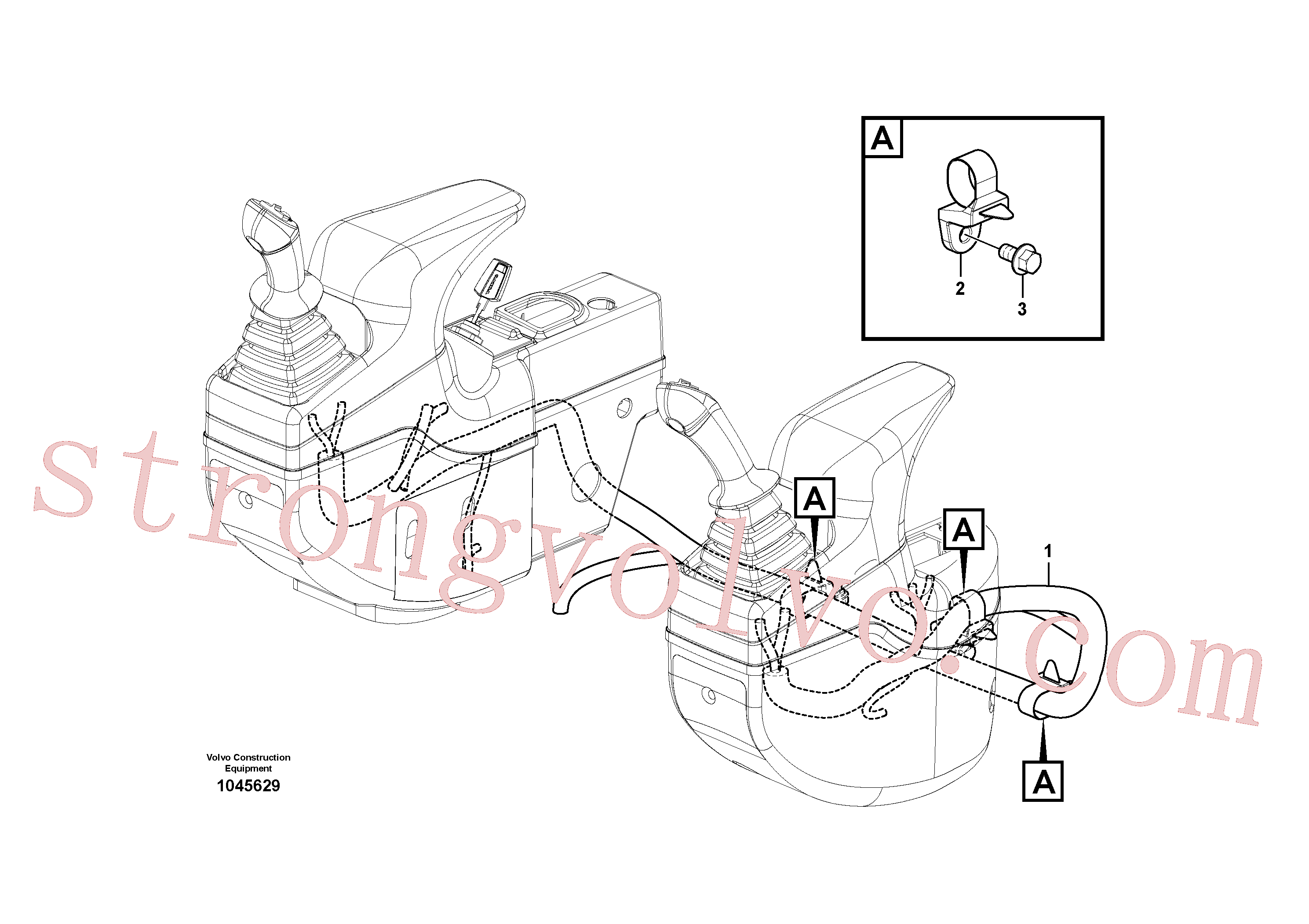 VOE14558810 Cinta braçadeira Inscreva-se para Volvo Acessórios para escavadeira