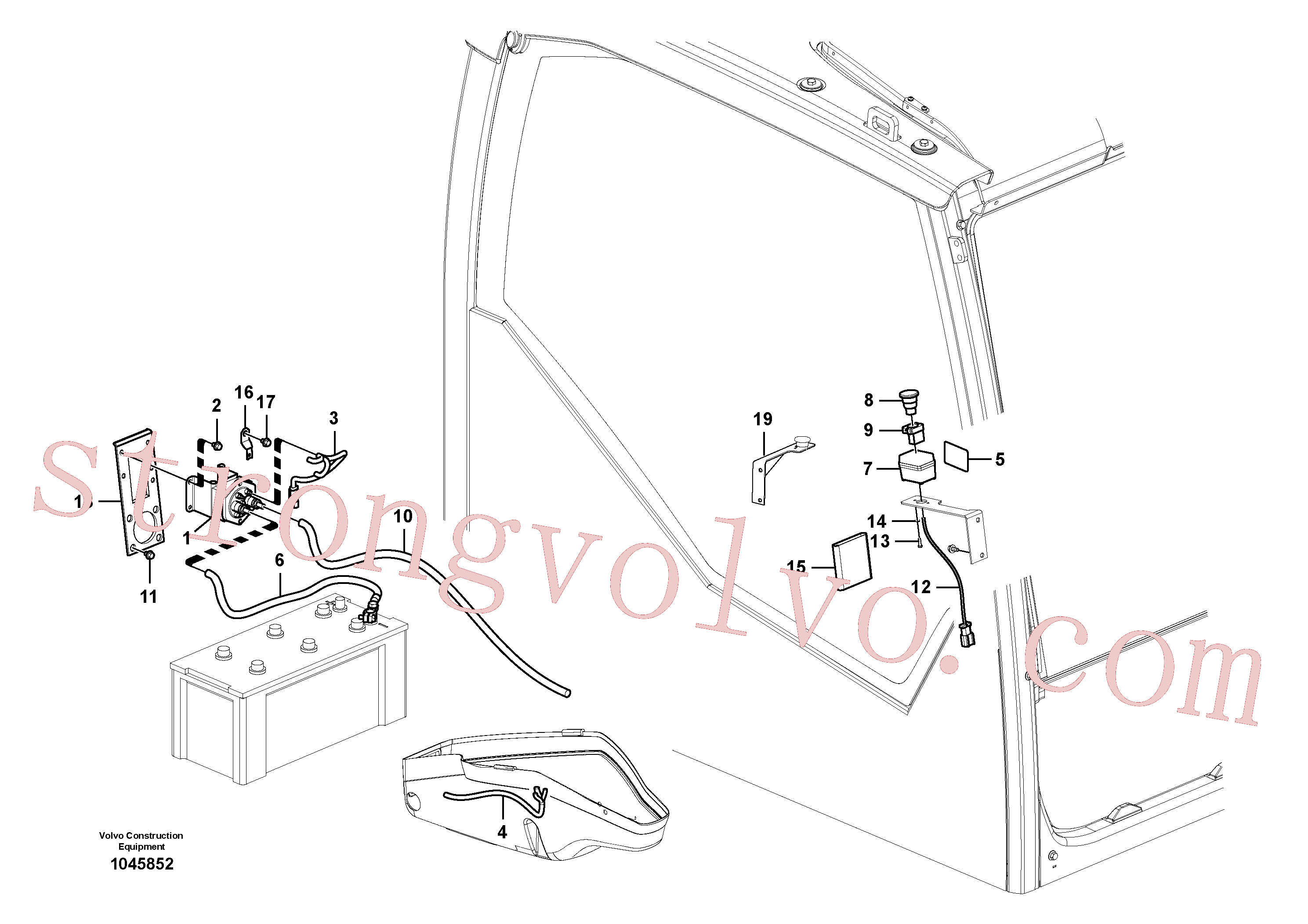 SA9021-10403 Volvo(1045852 Montagem)