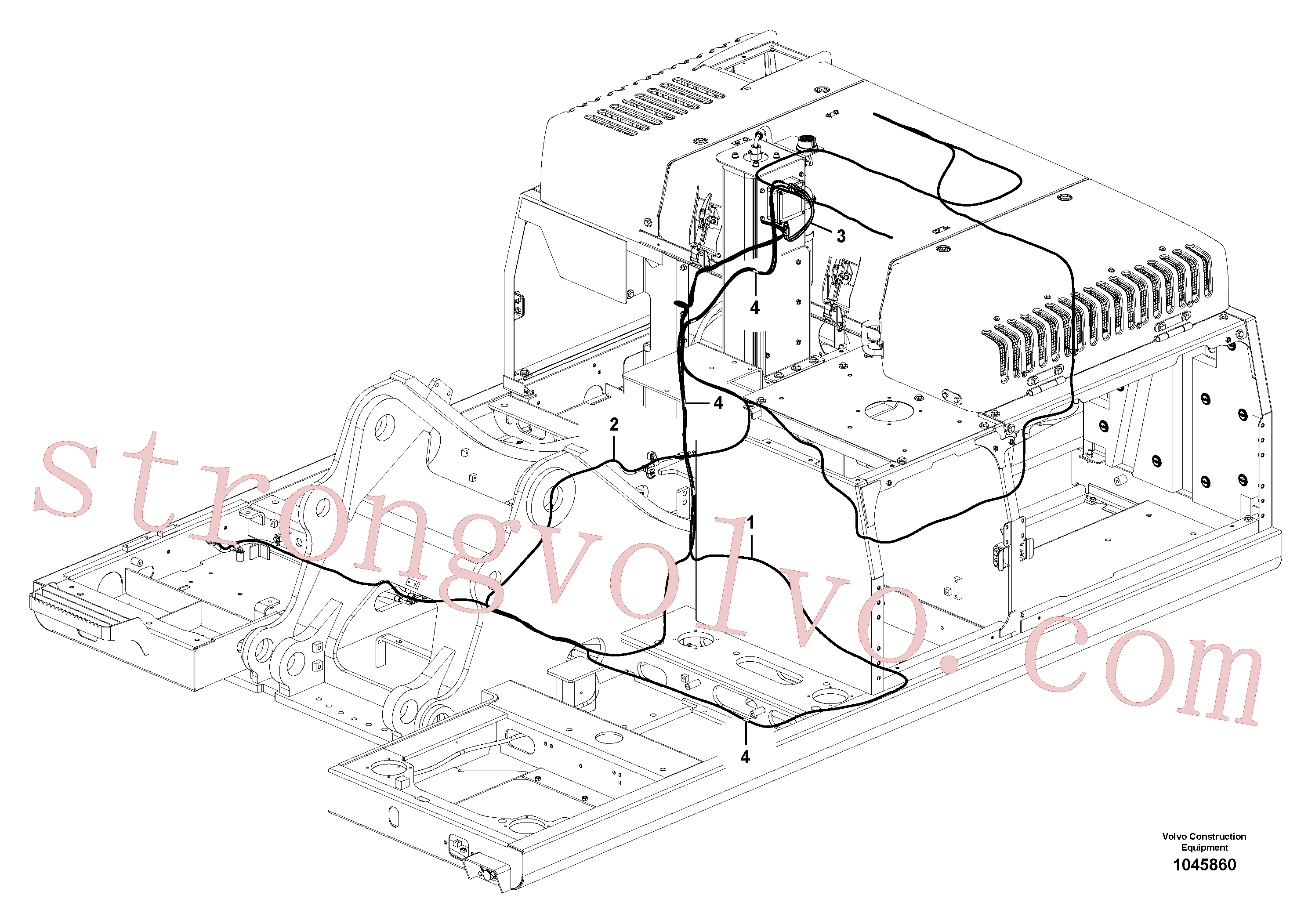 VOE14633277 Detector Inscreva-se para Volvo Acessórios para escavadeira