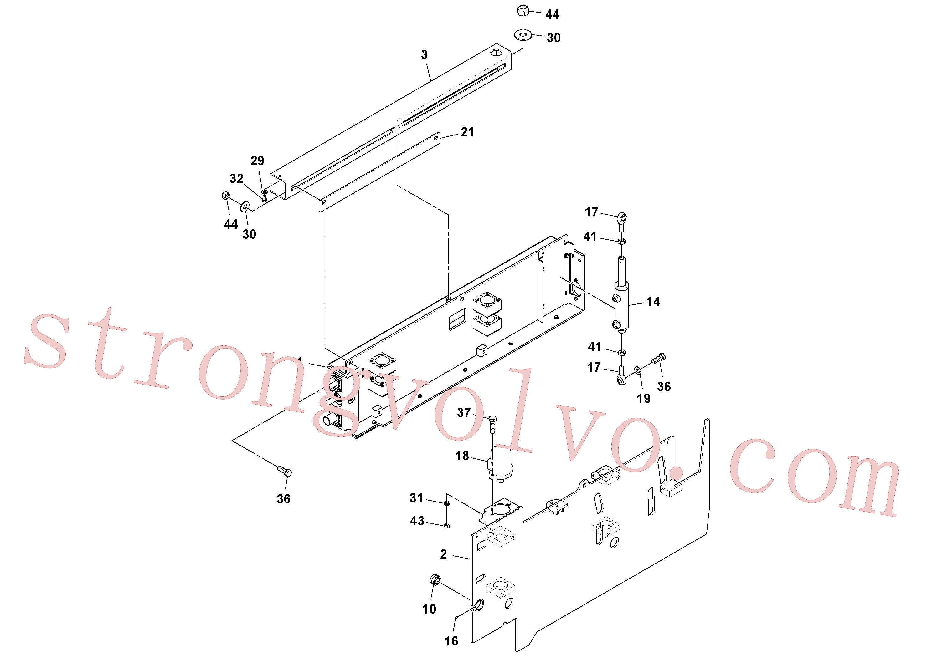 Atacado RM20184149 Niple Volvo escavadeira