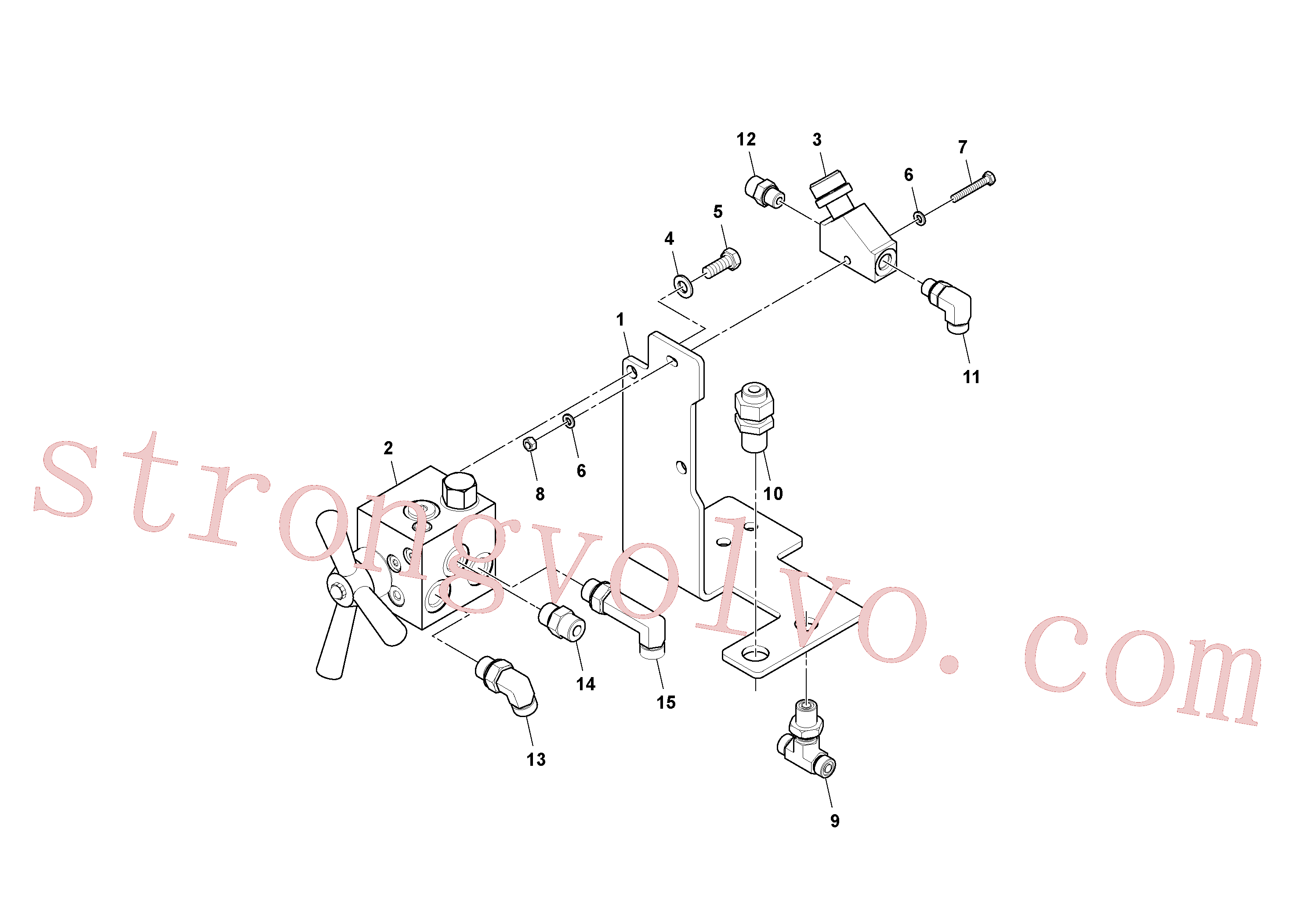 RM59408542 Volvo Conjunto de válvula(1045983 Montagem)