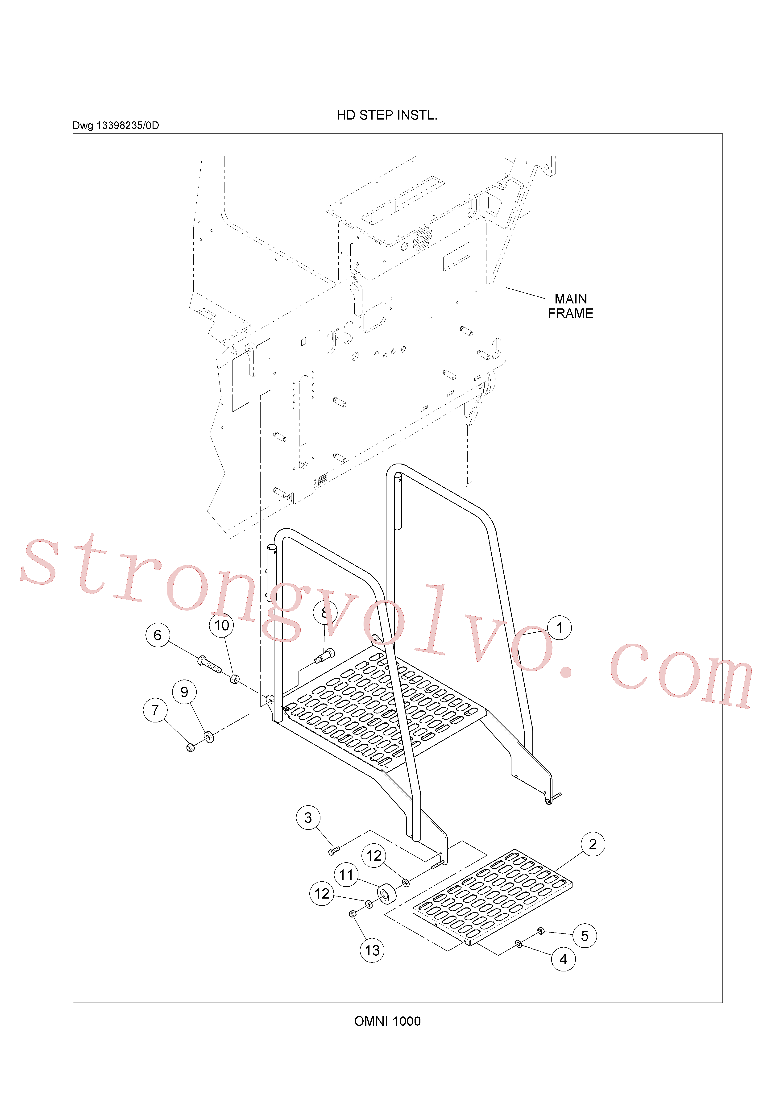 RM14136147 Volvo Degrau(1046096 Montagem)