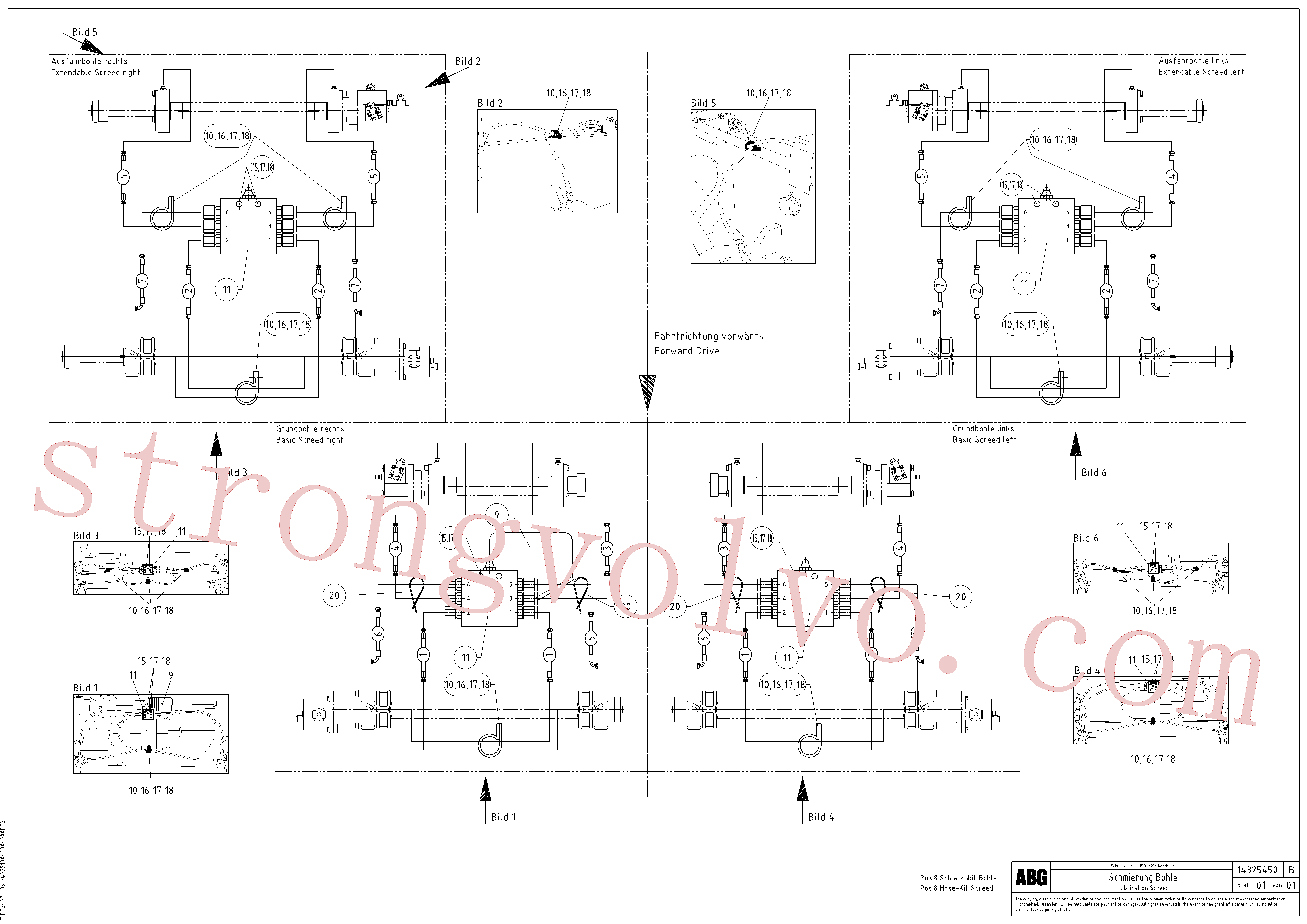 Volvo RM54522479 Mangueira Volvo Acessórios para escavadeira