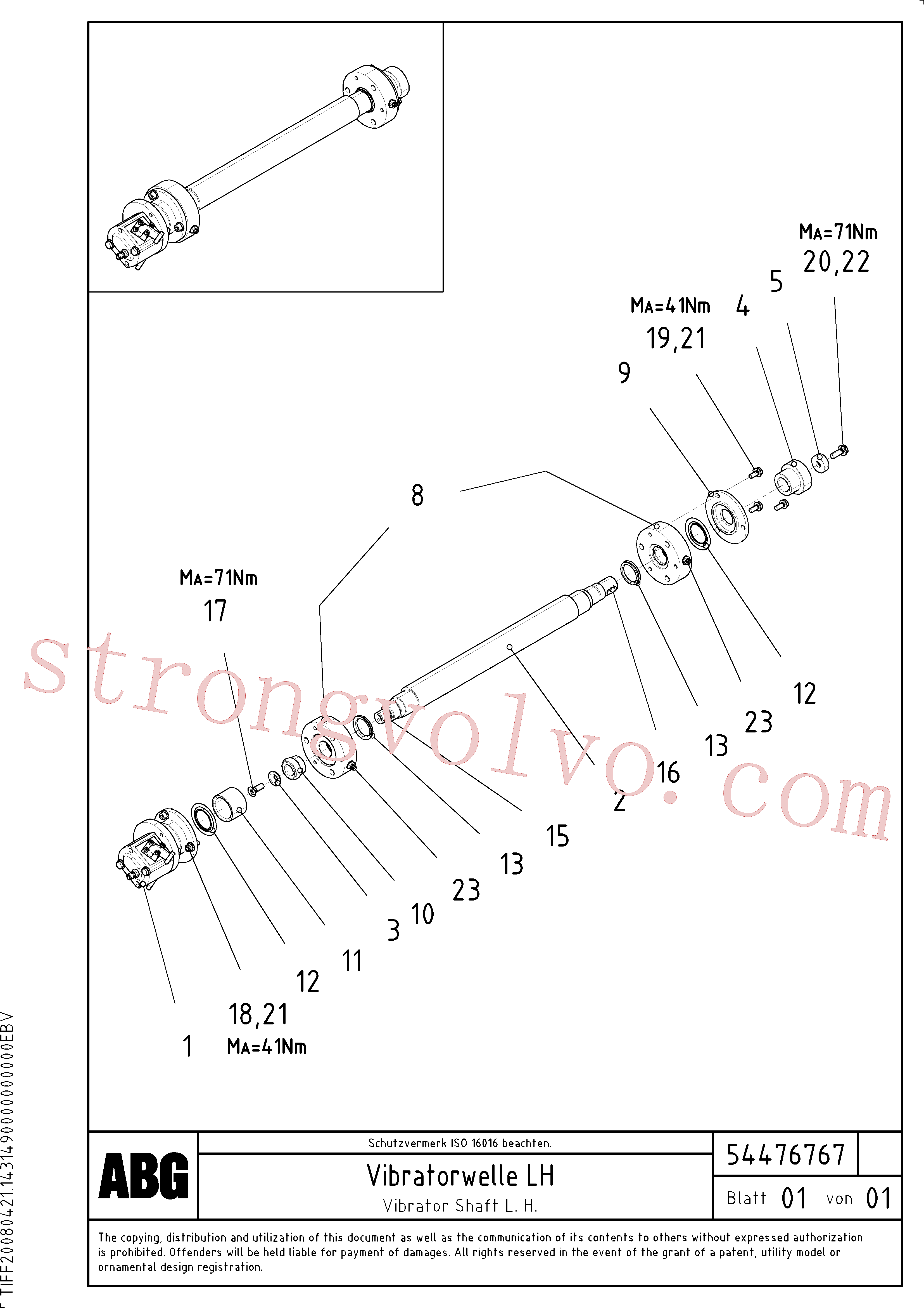 RM96718887 Volvo(1046632 Montagem)