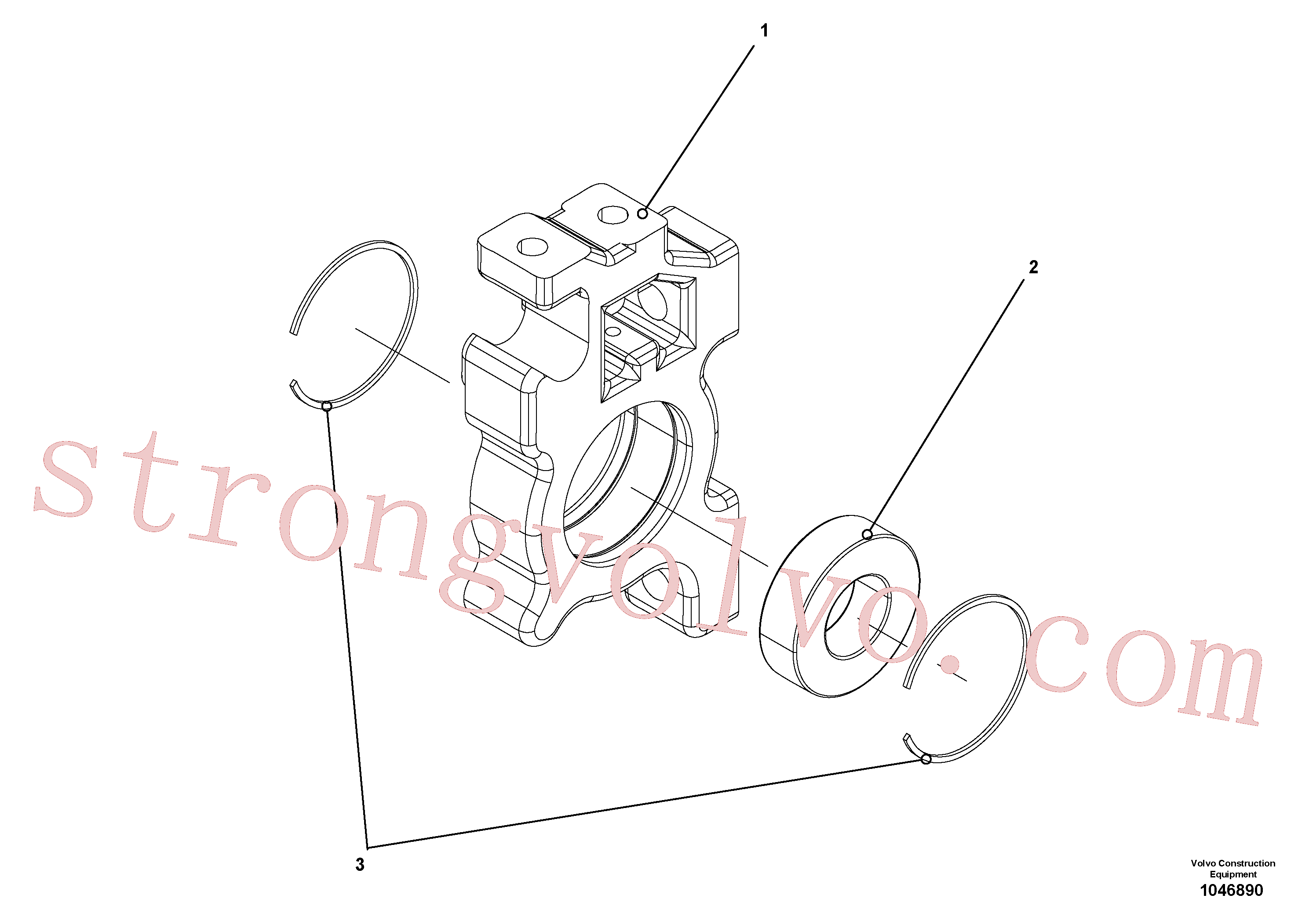 Volvo Montagem RM58824905 Rolamento de esferas Acessórios