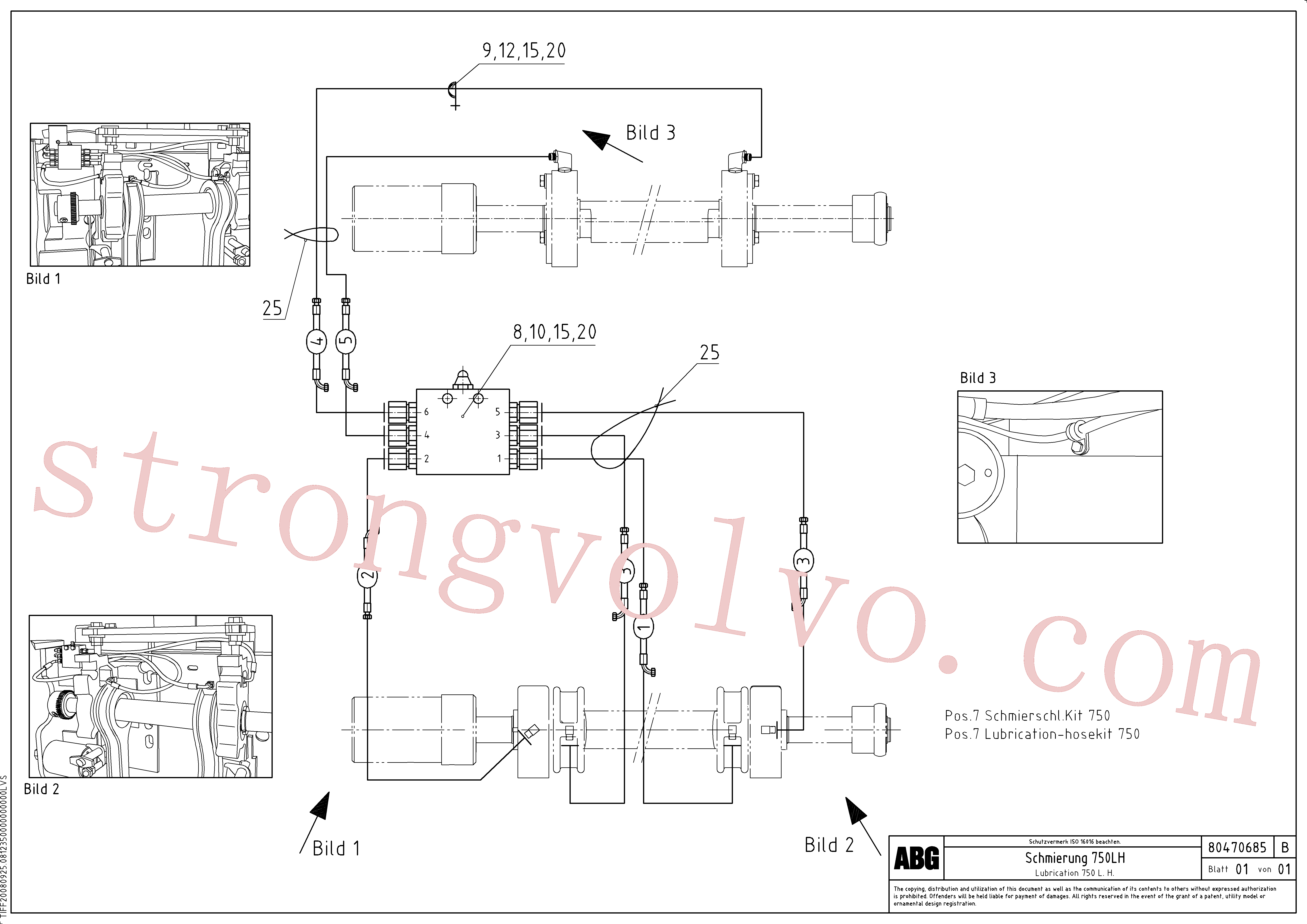 RM54507736 Mangueira Inscreva-se para Volvo Acessórios para escavadeira