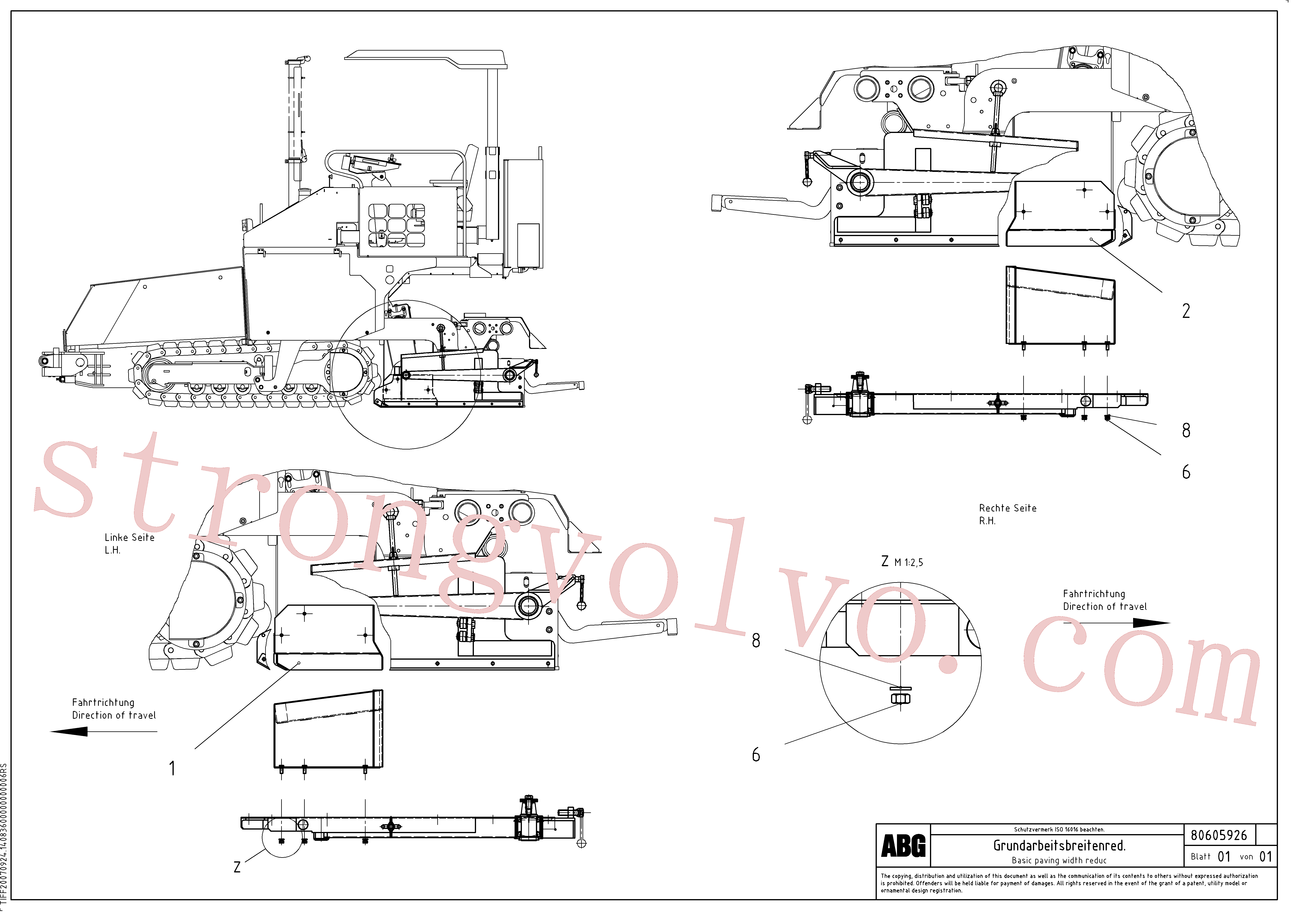 Atacado RM80607765 Reducer Volvo escavadeira
