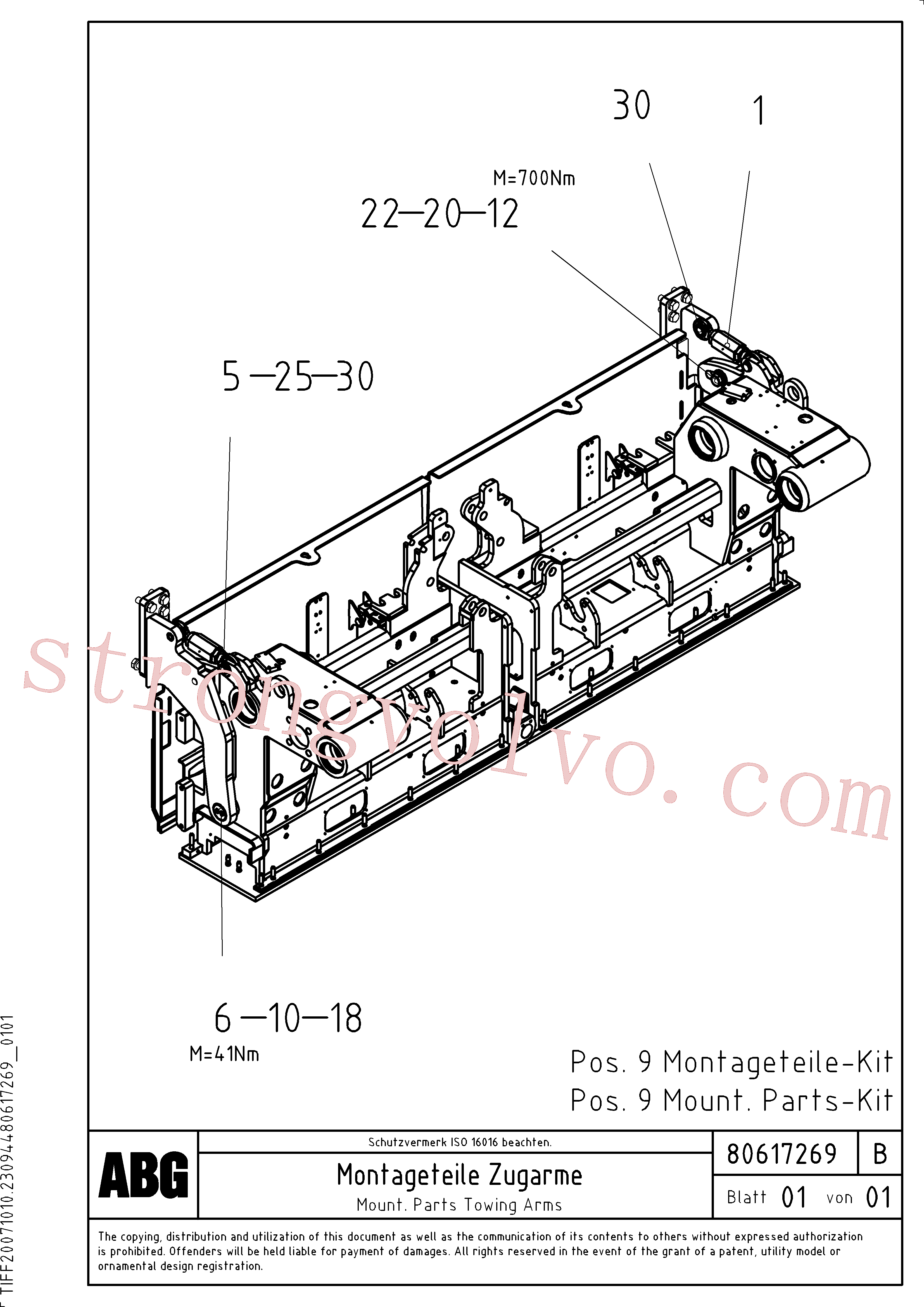 RM56281470 Junta Inscreva-se para Volvo Acessórios para escavadeira