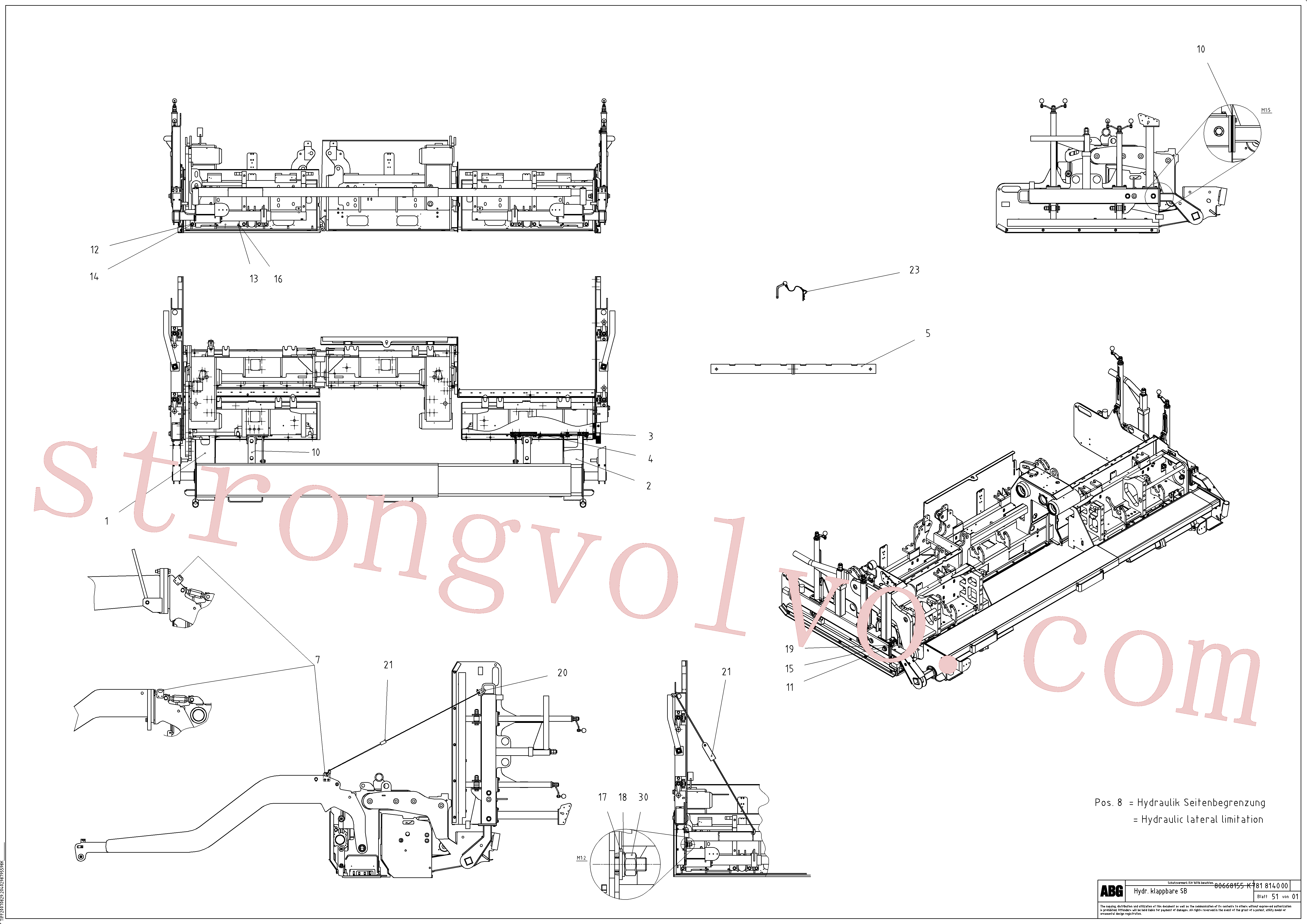 Volvo Montagem RM96711189 Anel de fixação Acessórios