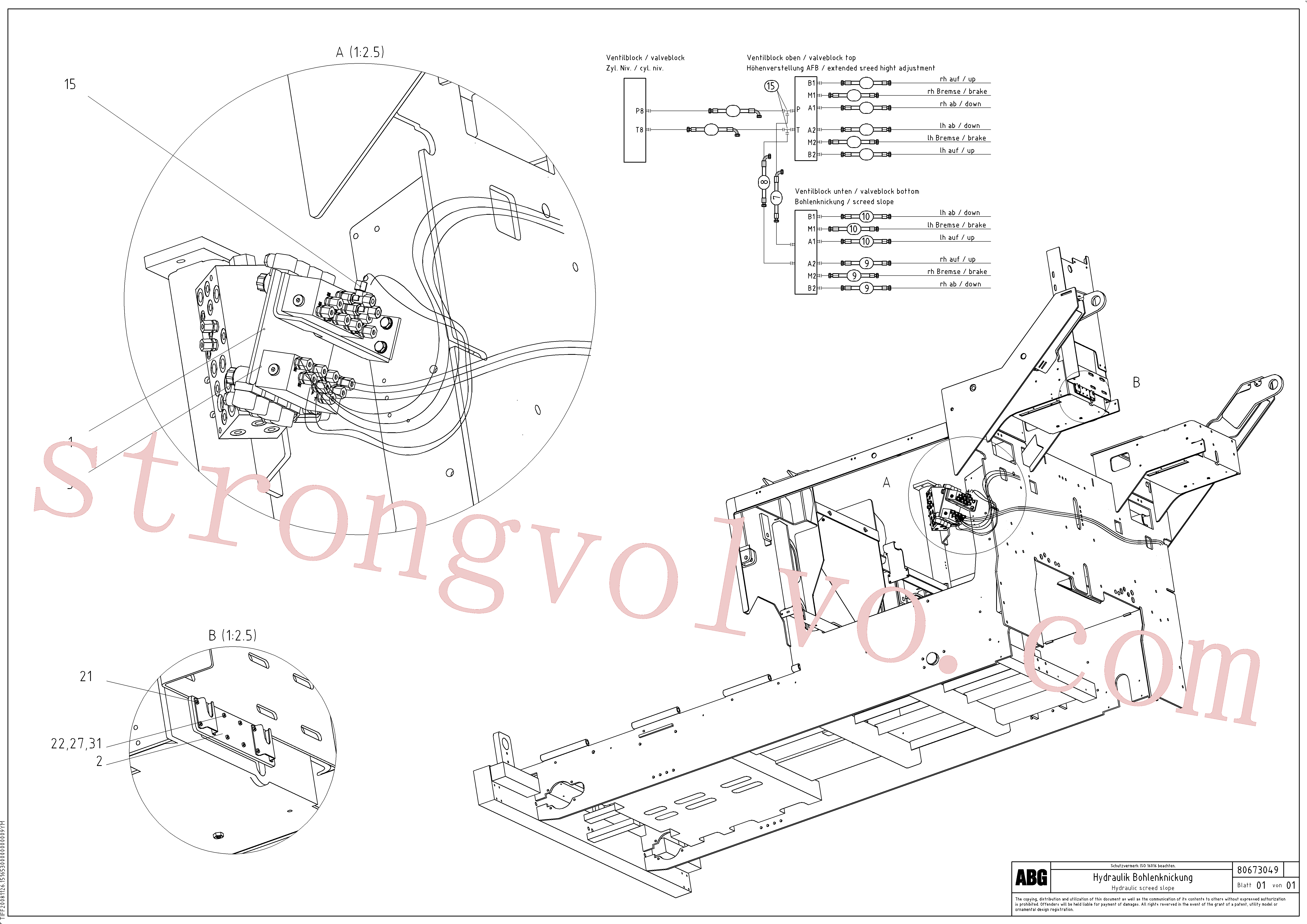 China Made RM96718614 Arruela de pressão Volvo Acessórios para escavadeira