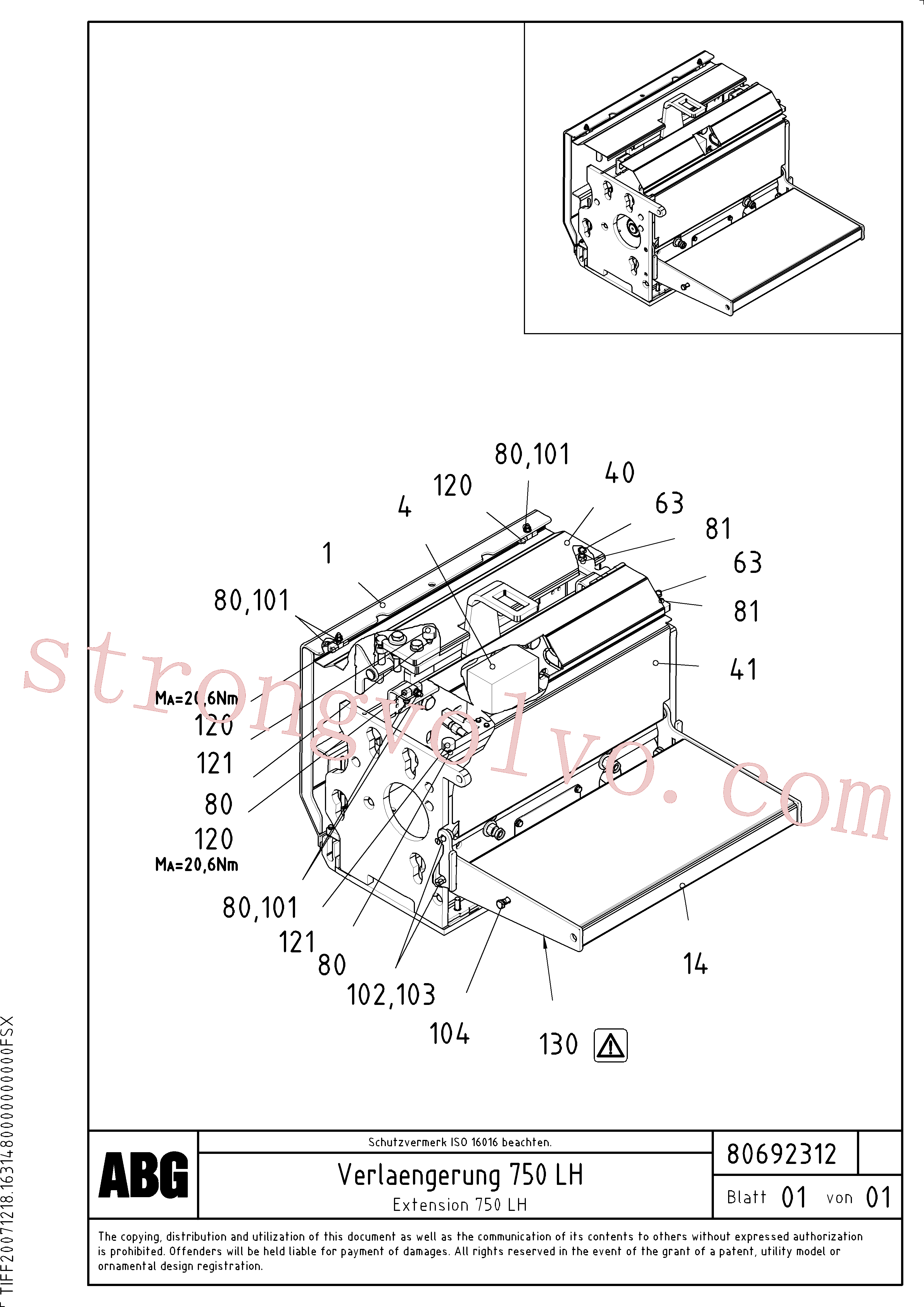 RM87969192 Volvo(1047129 Montagem)