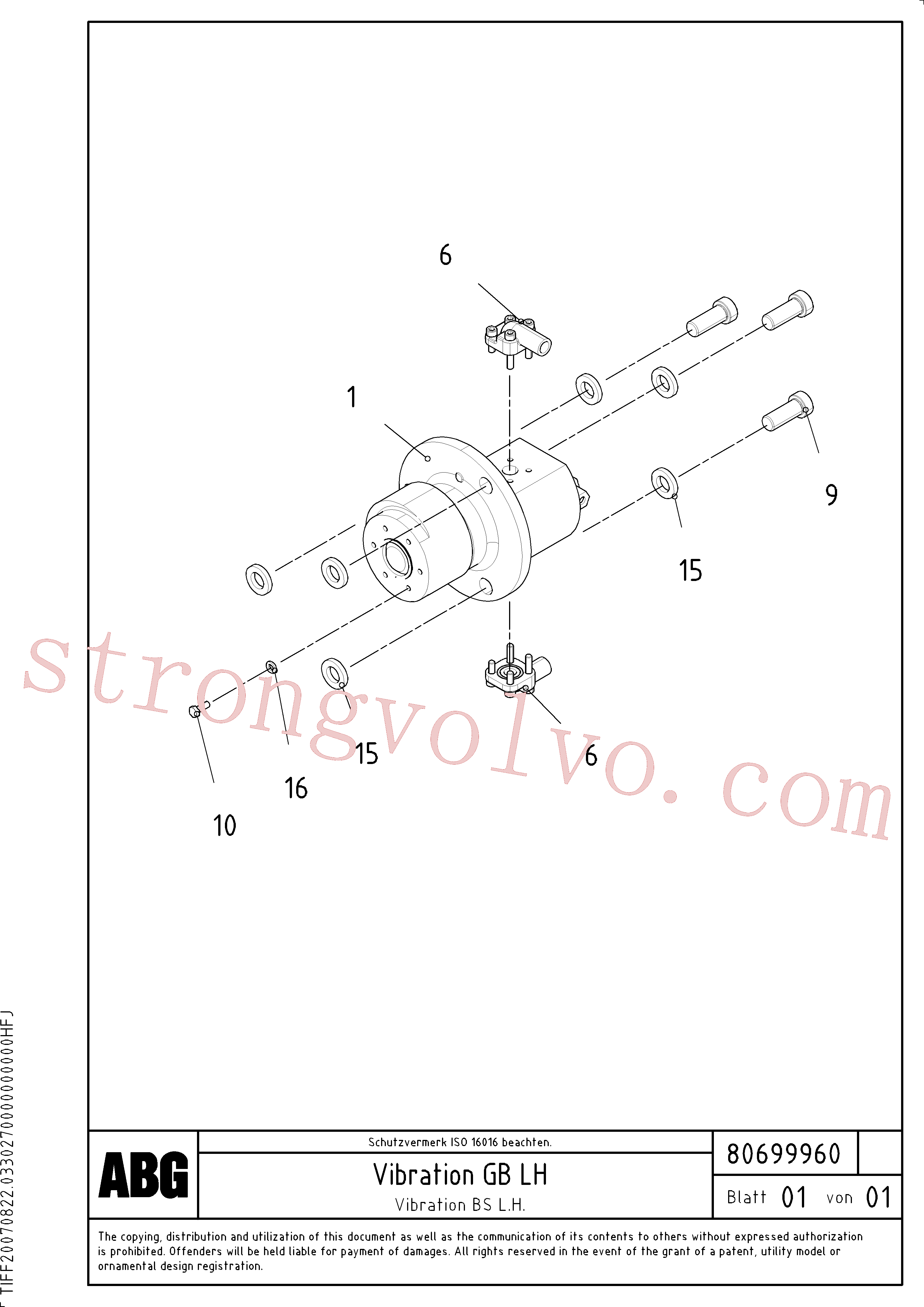 Atacado RM58813957 Niple Volvo escavadeira