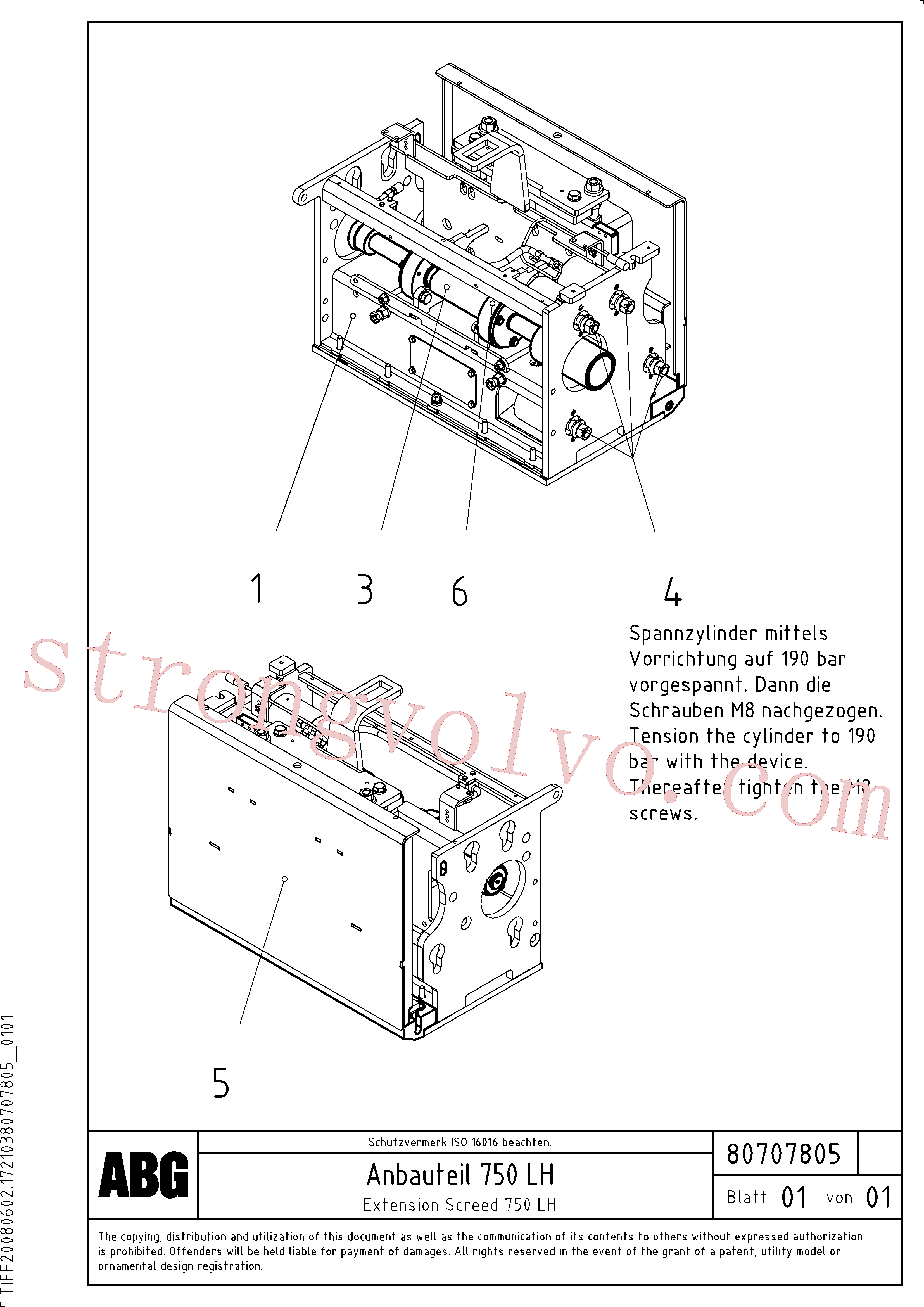 Volvo Montagem RM80707698 Vibrator Acessórios