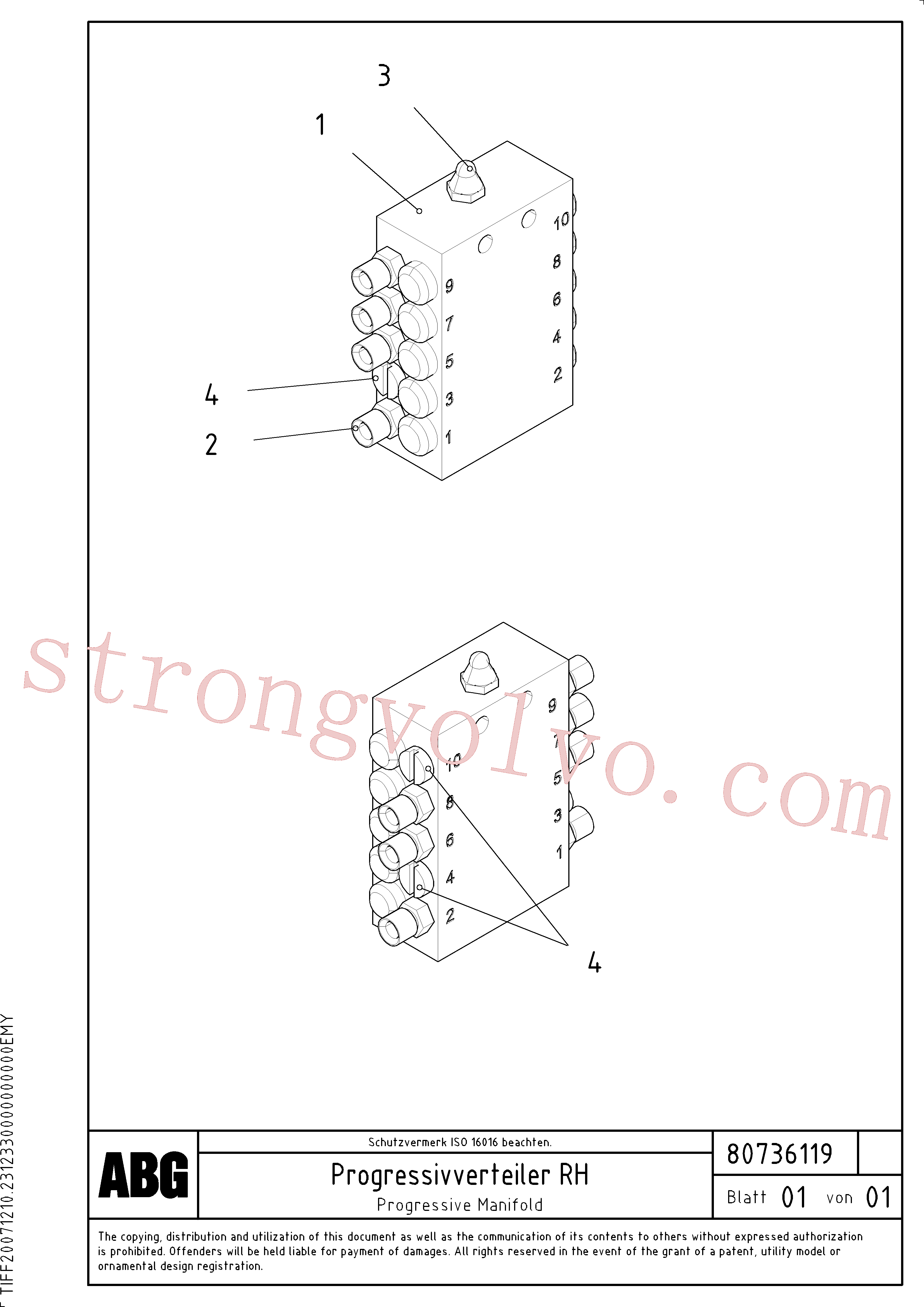 RM80612047 Volvo(1047428 Montagem)
