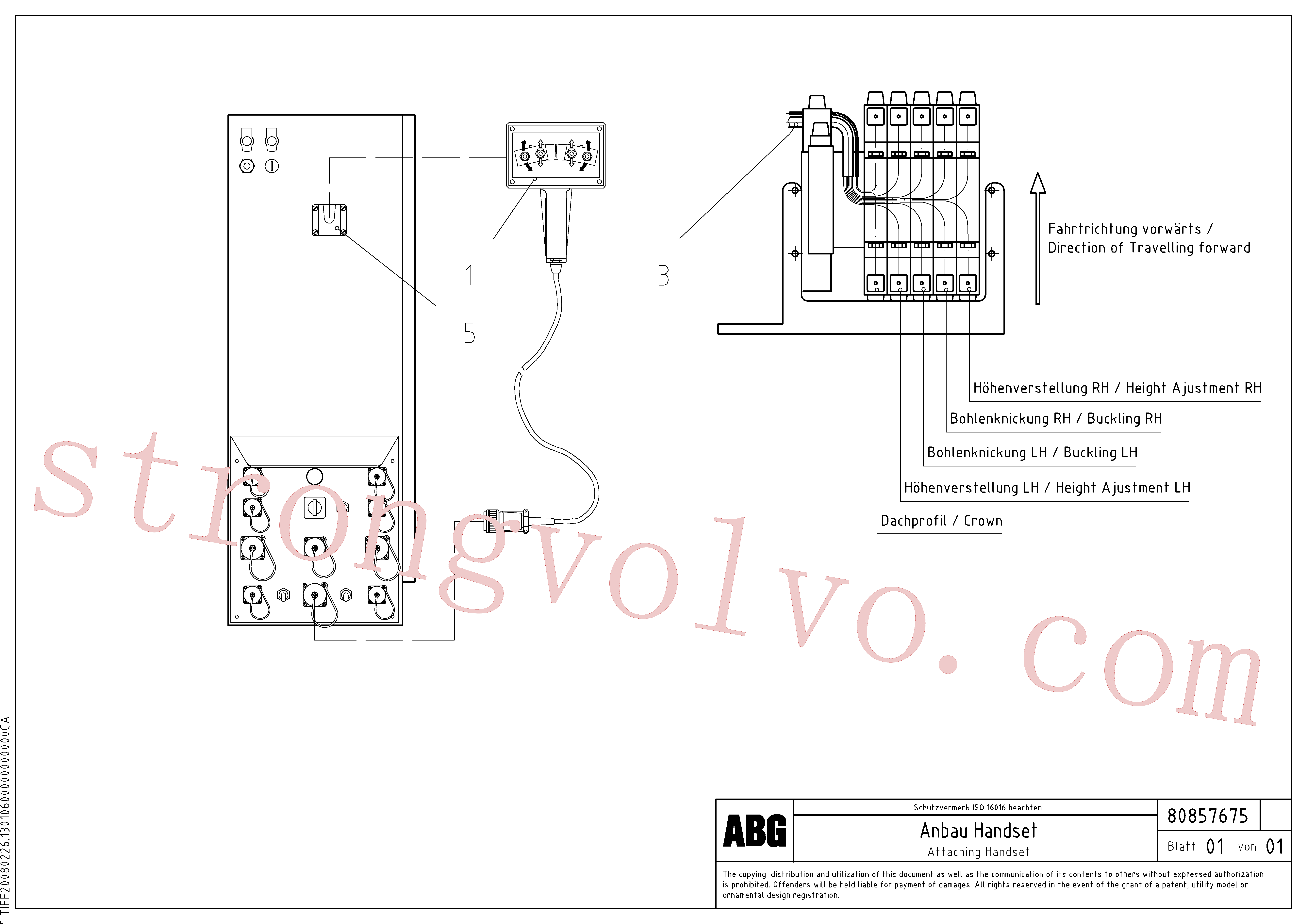 Volvo Acessórios para escavadeira RM13968391 Retentor Acessórios
