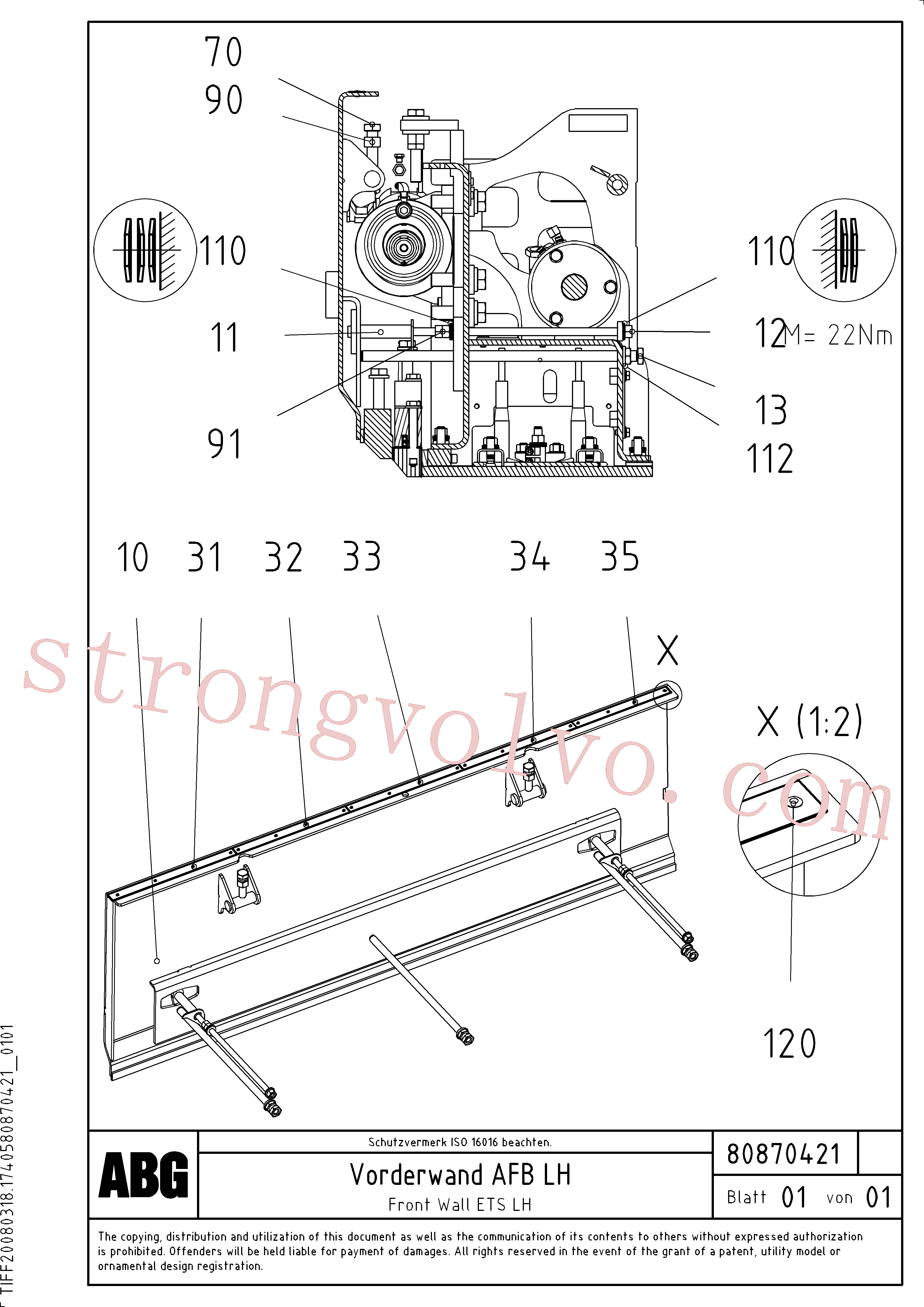 RM96720677 Volvo(1047800 Montagem)