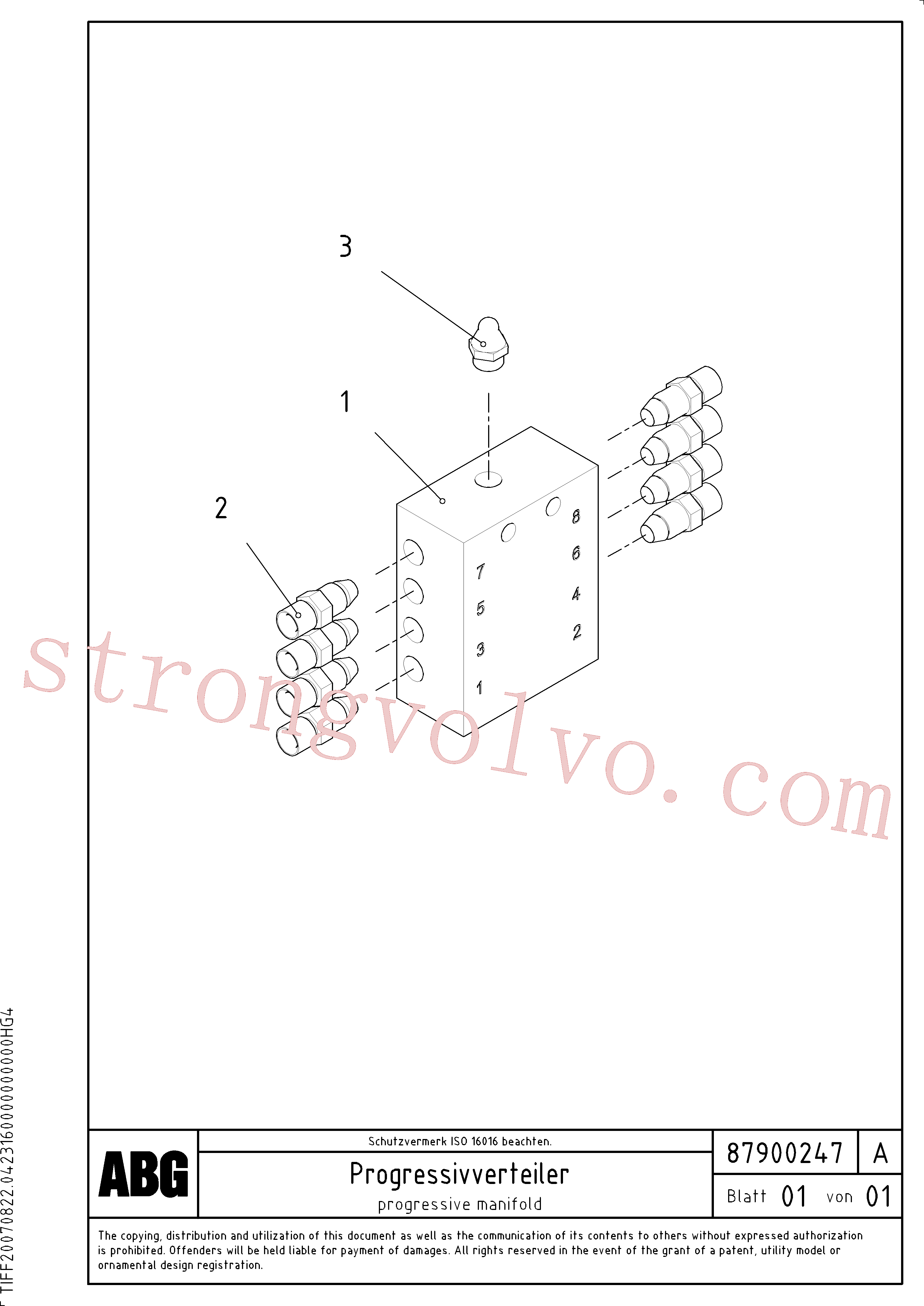 RM80612047 Volvo(1047845 Montagem)