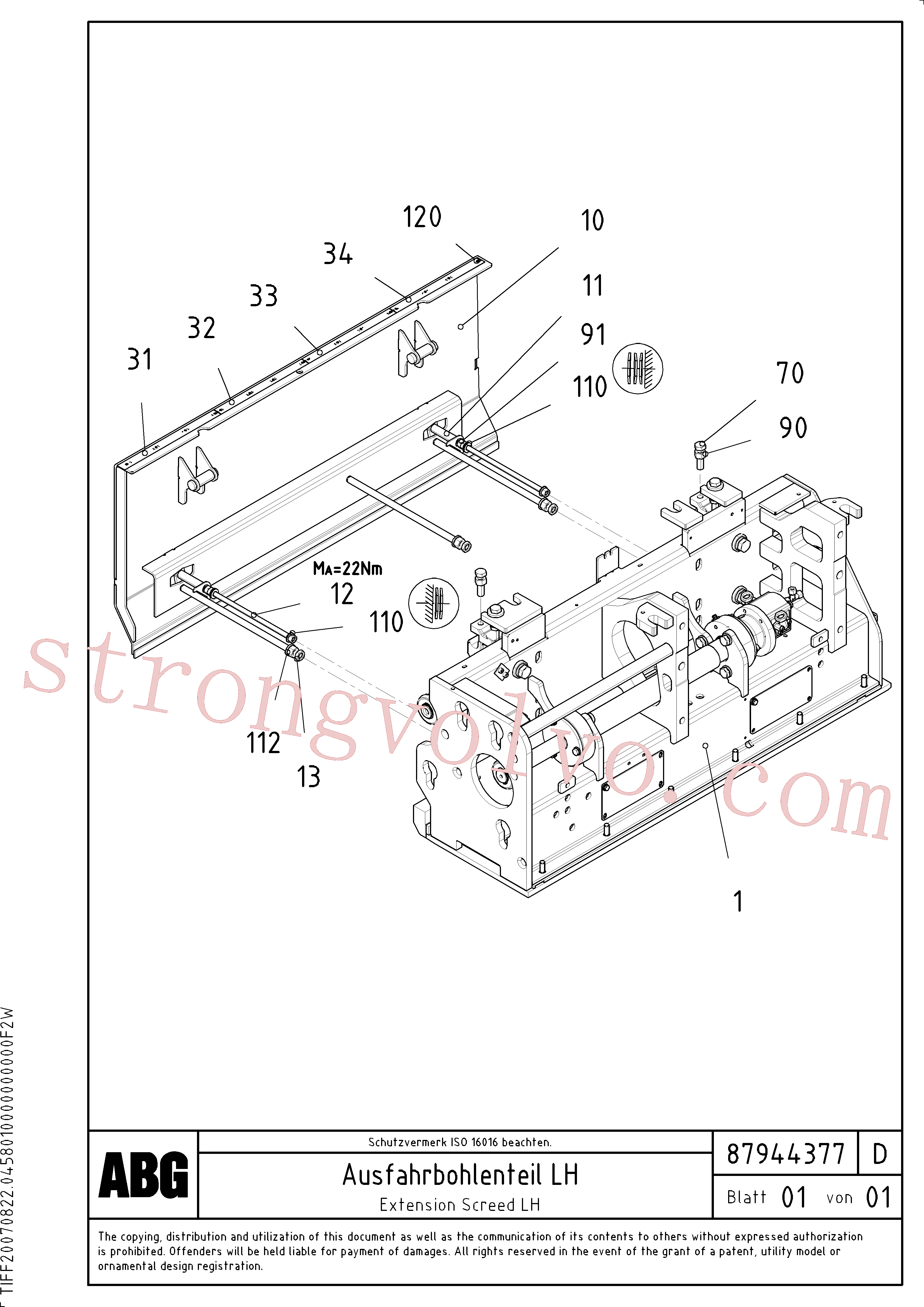 RM80672140 Volvo(1048006 Montagem)