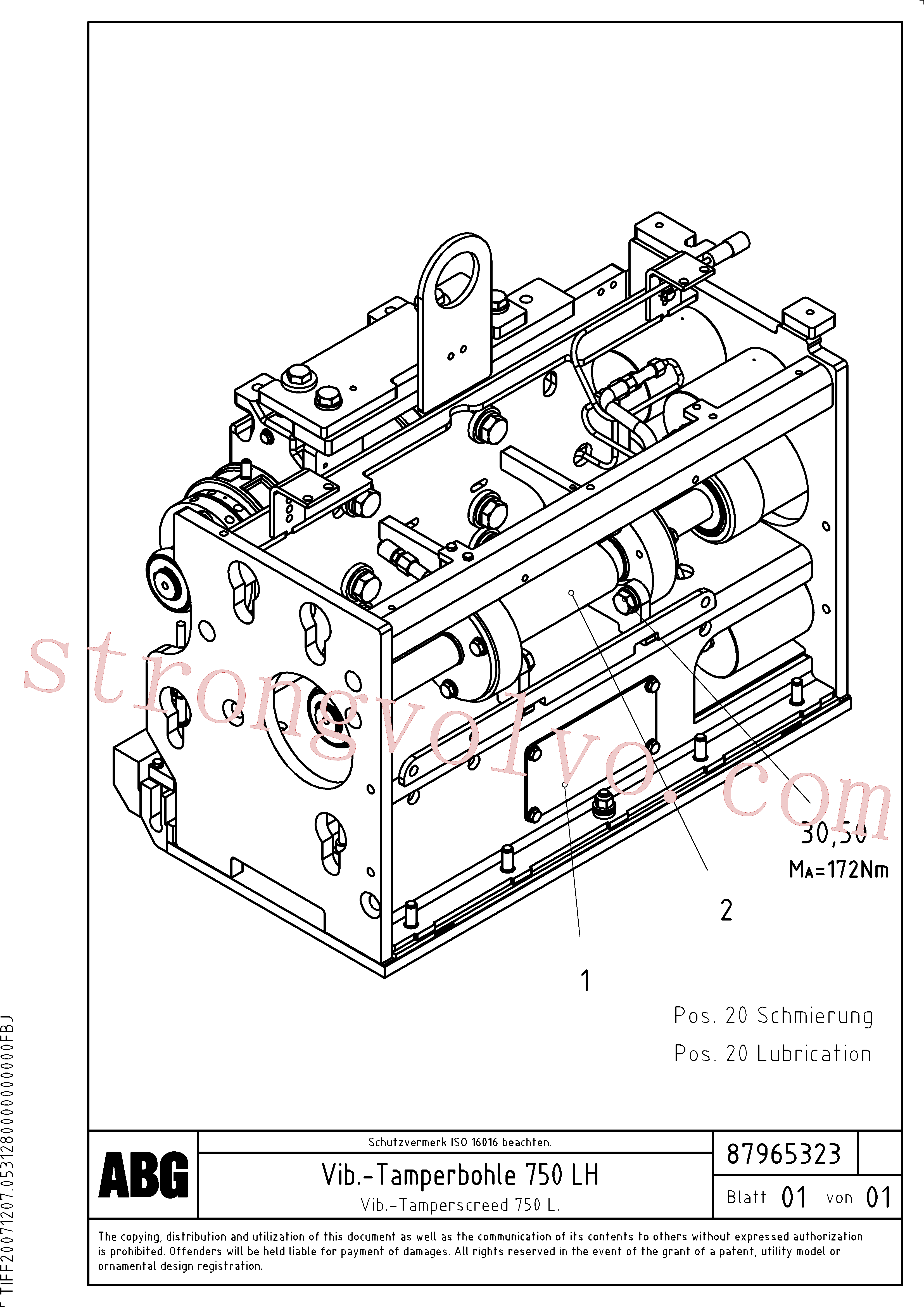 Volvo Montagem RM87968061 Diagrama Acessórios
