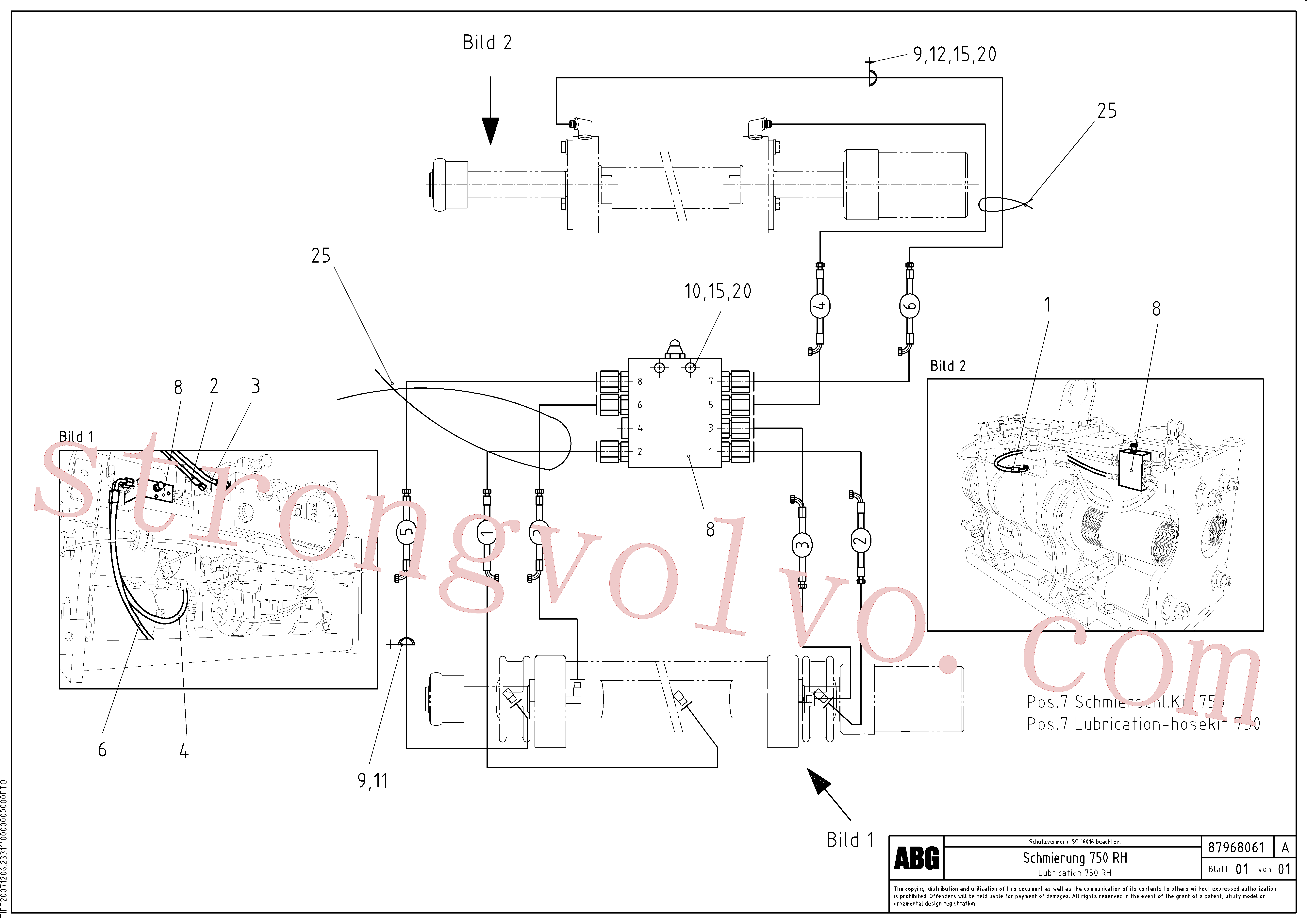 Atacado RM87968533 Mangueira Volvo escavadeira