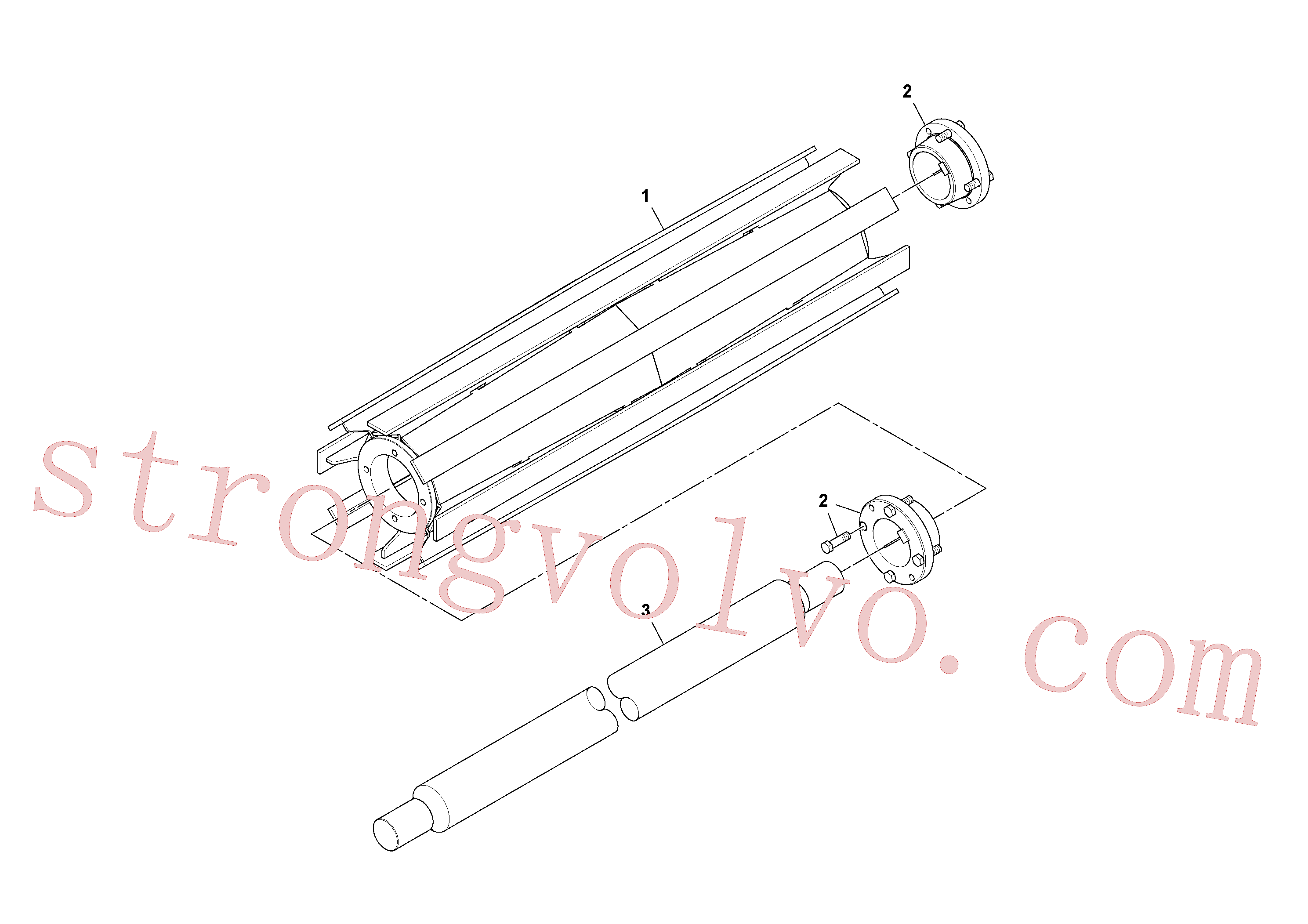 Volvo RM43873074 Cubo Volvo Acessórios para escavadeira