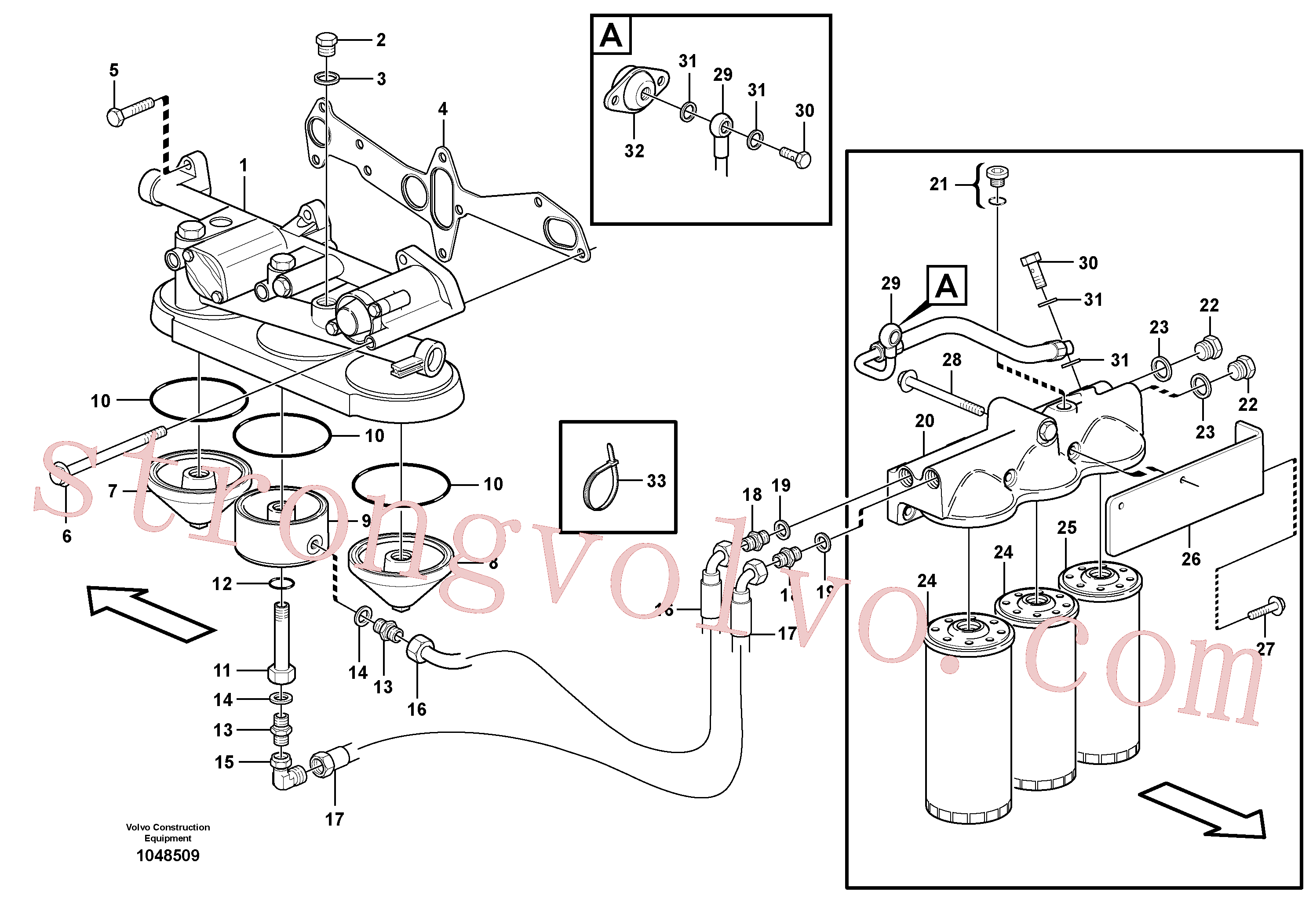 China Made VOE11998171 Anel-o Volvo Acessórios para escavadeira