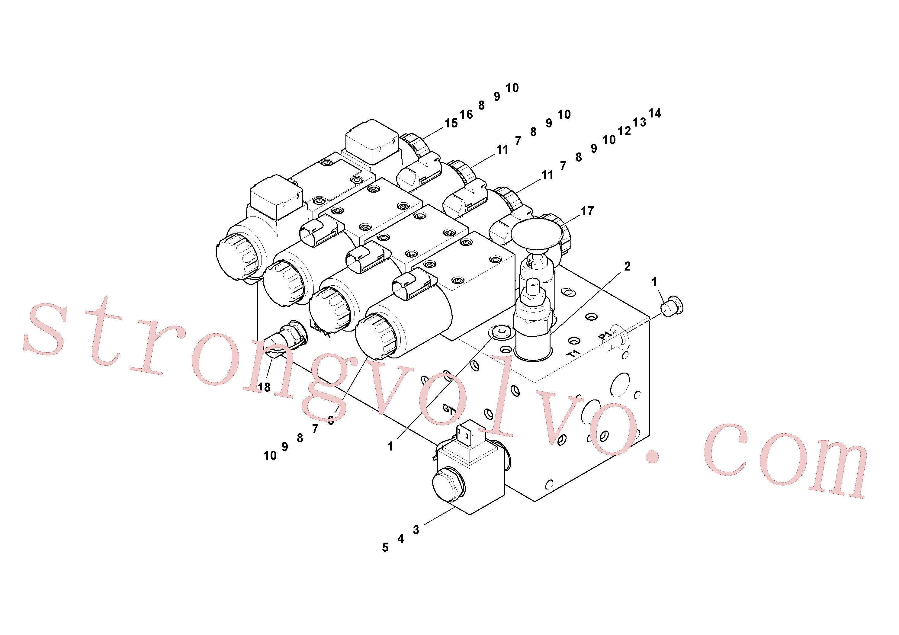VOE11708162 Volvo Colector(1048565 Montagem)