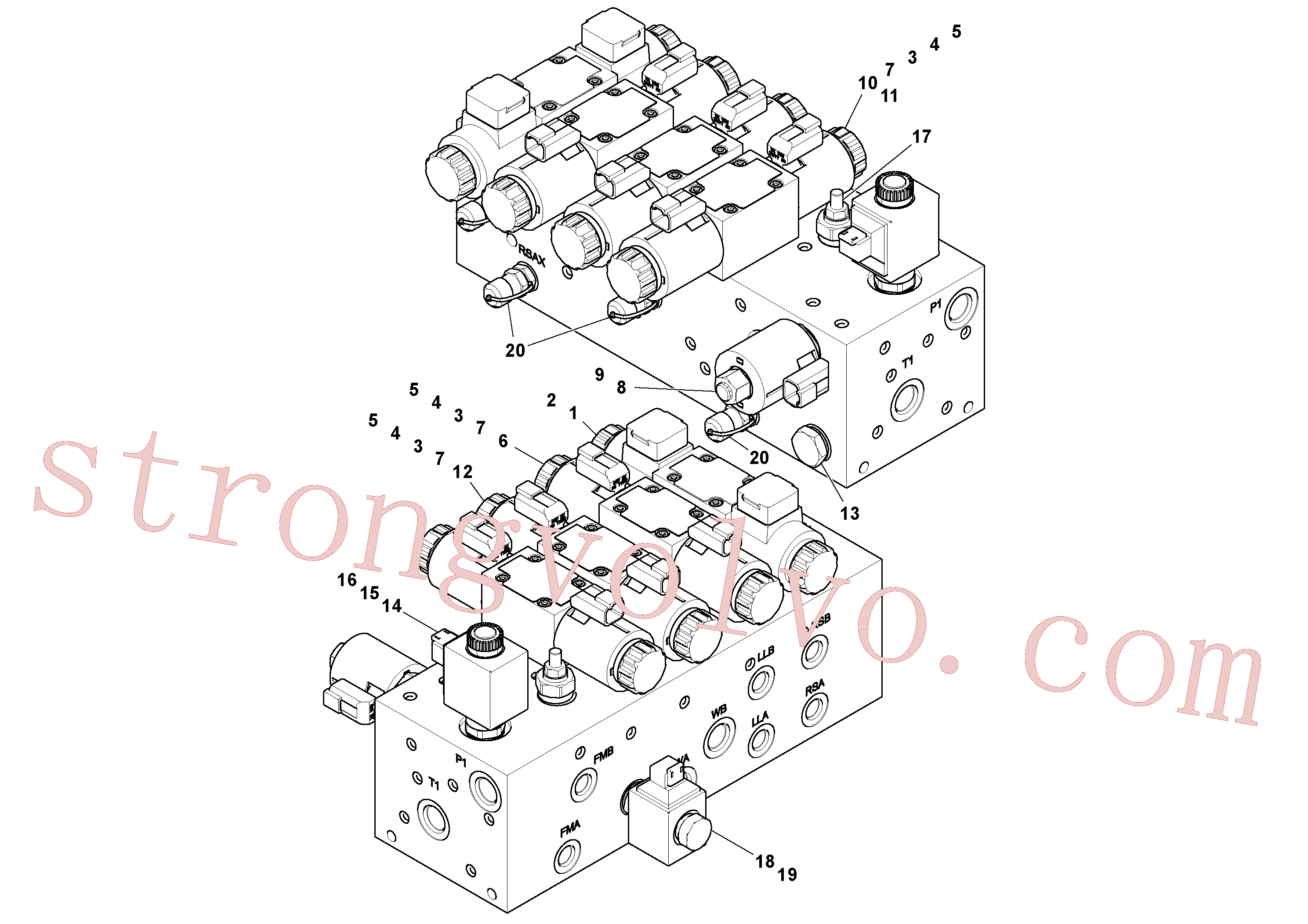 VOE11708162 Volvo Colector(1048566 Montagem)