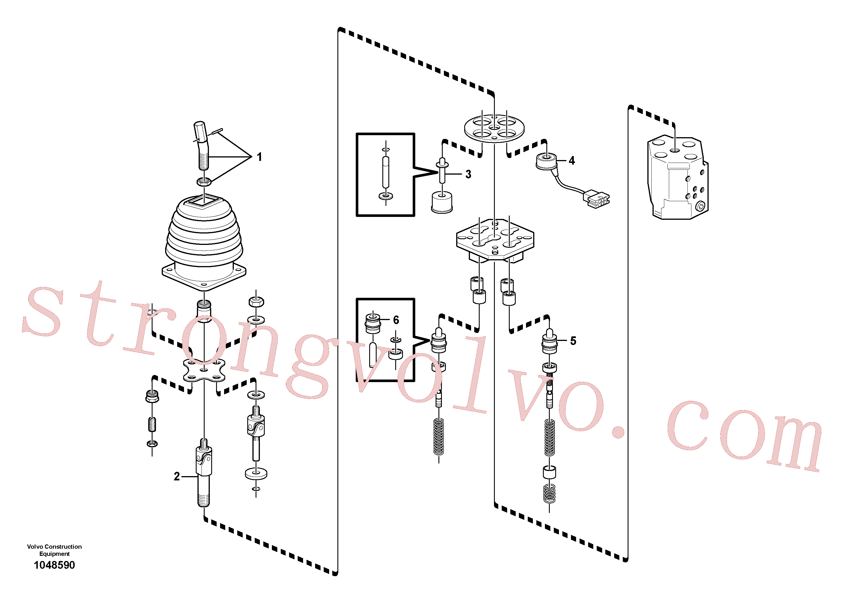 Atacado VOE14524915 Adaptador Volvo escavadeira